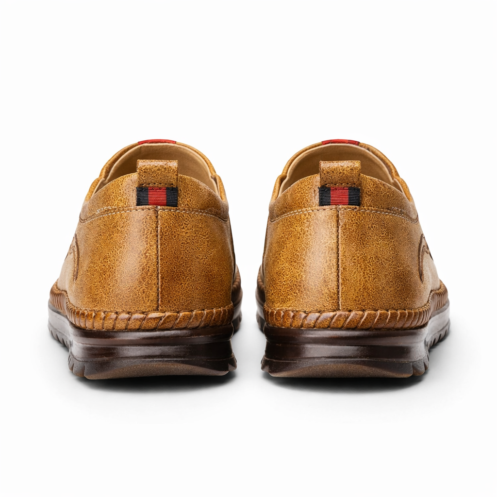 Men's Genuine Leather Platform Loafers - Kingsley