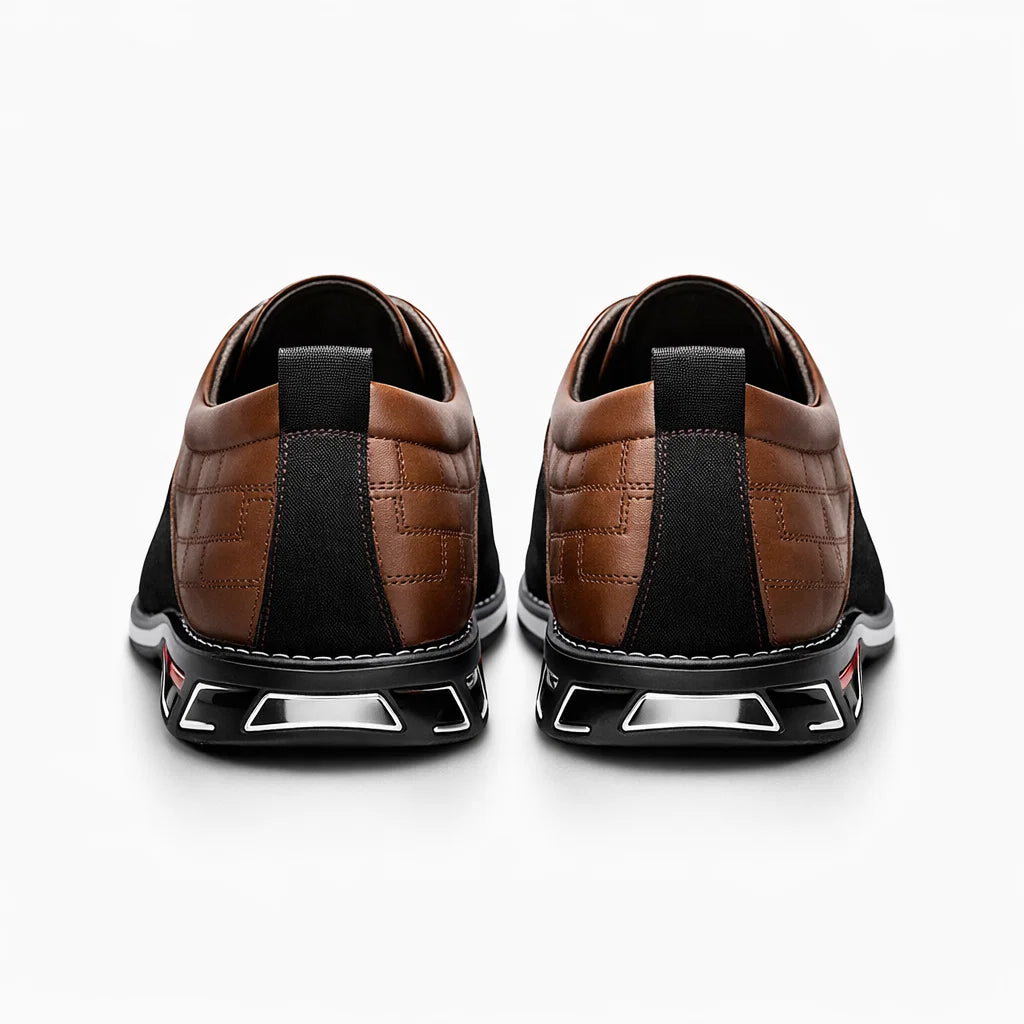 Men's Genuine Leather Platform Loafers - Mr Fashion