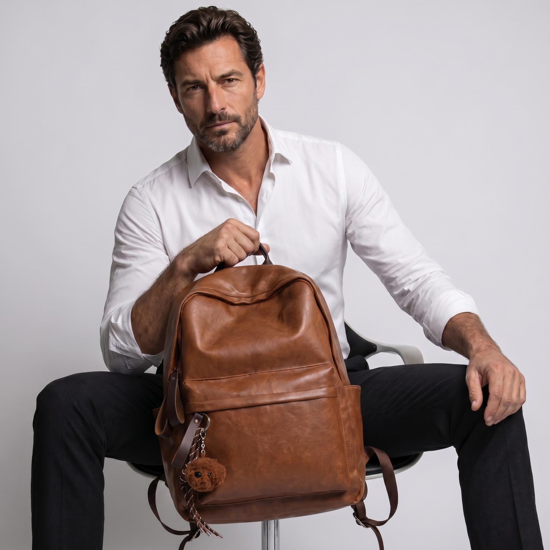 Men's Leather Backpack - Cairn