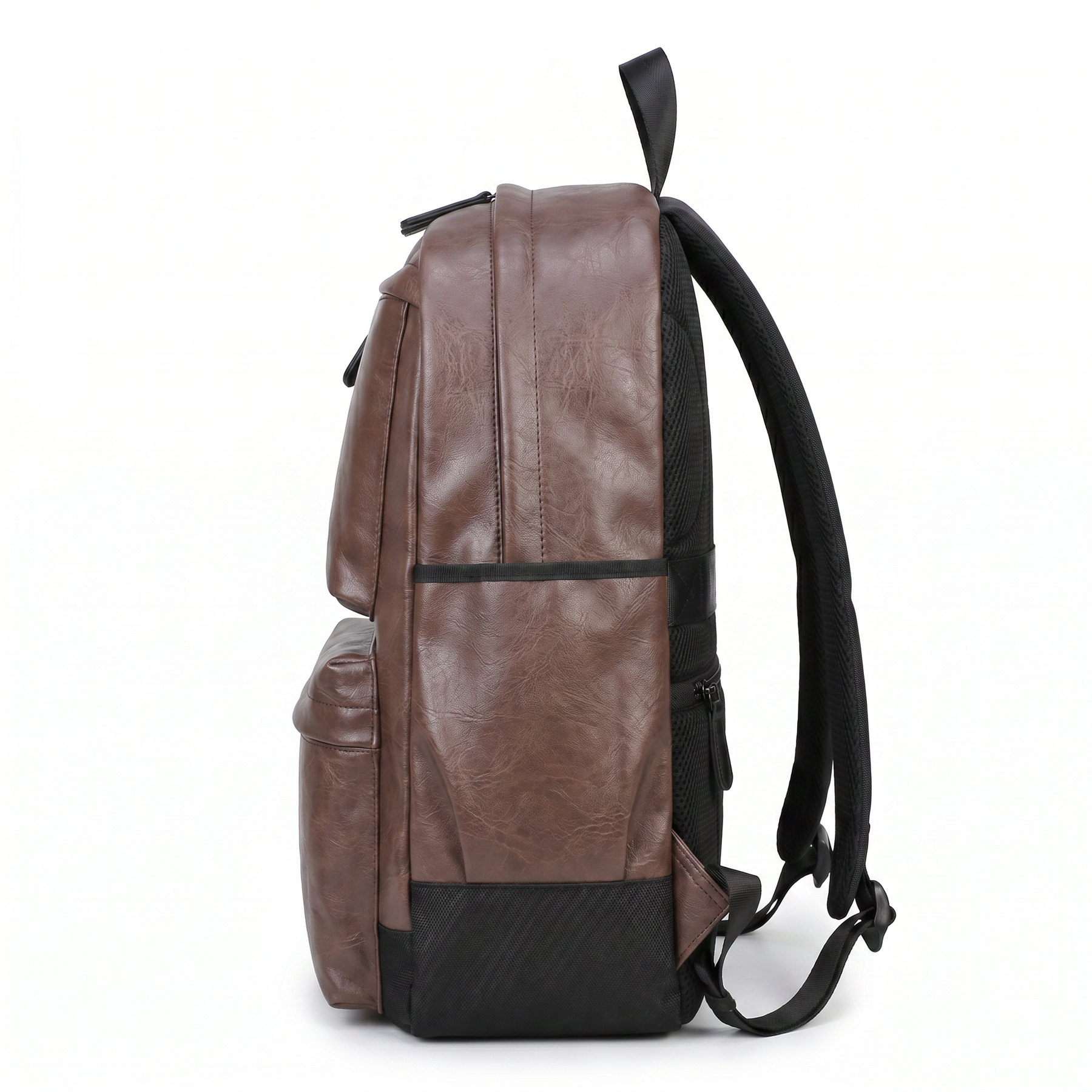 Men's Leather Backpack - Dusk