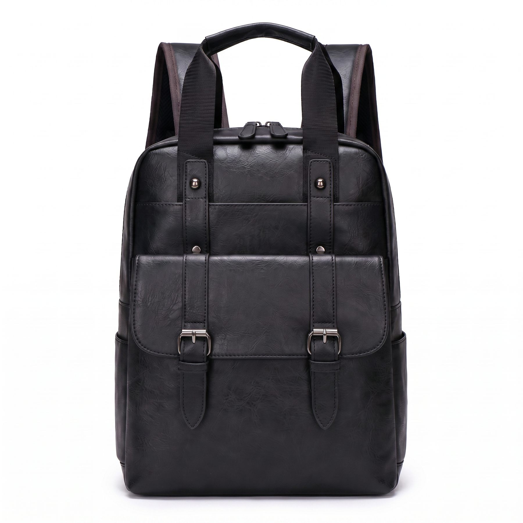 Men's Leather Backpack - Flint