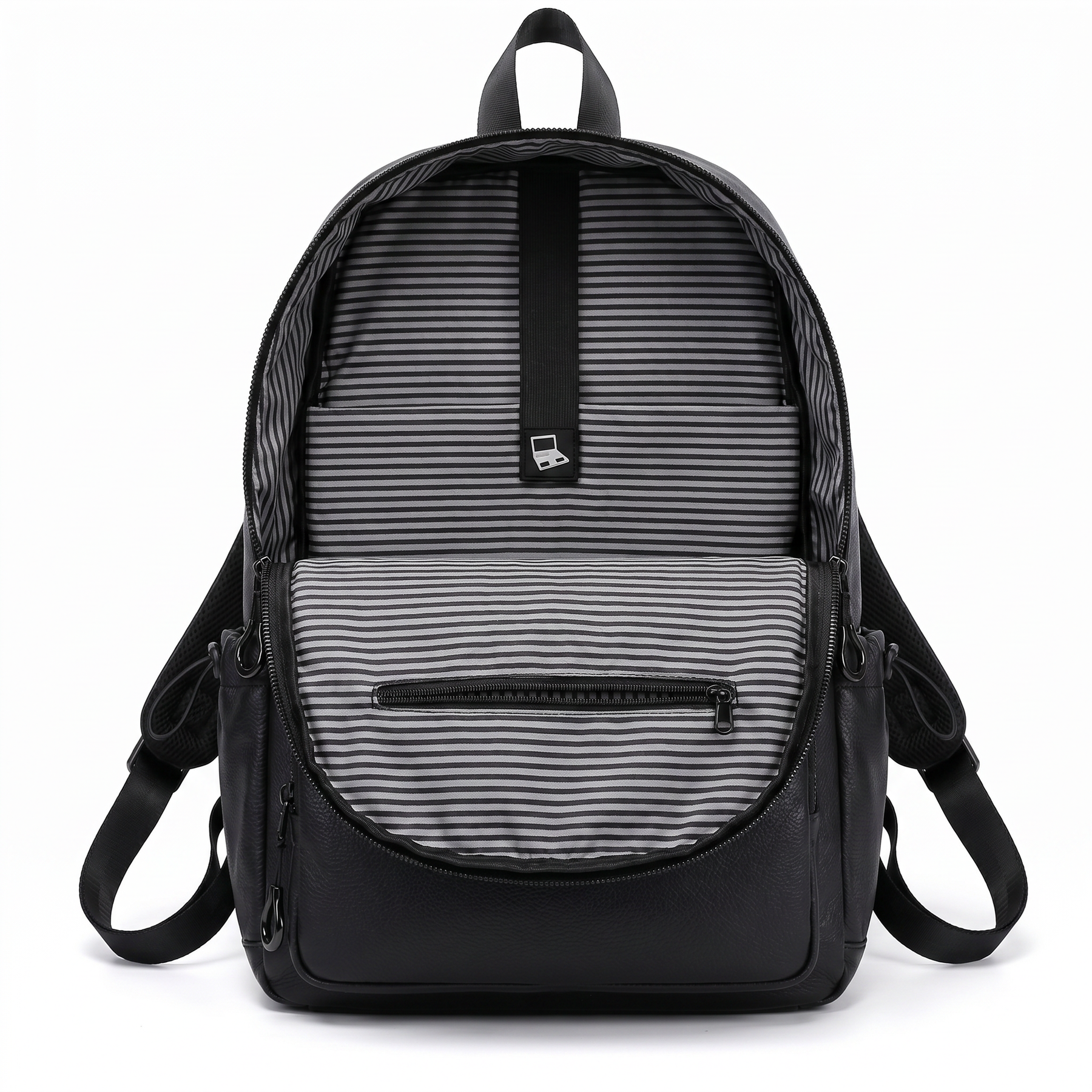 Men's Leather Backpack - Greymoor