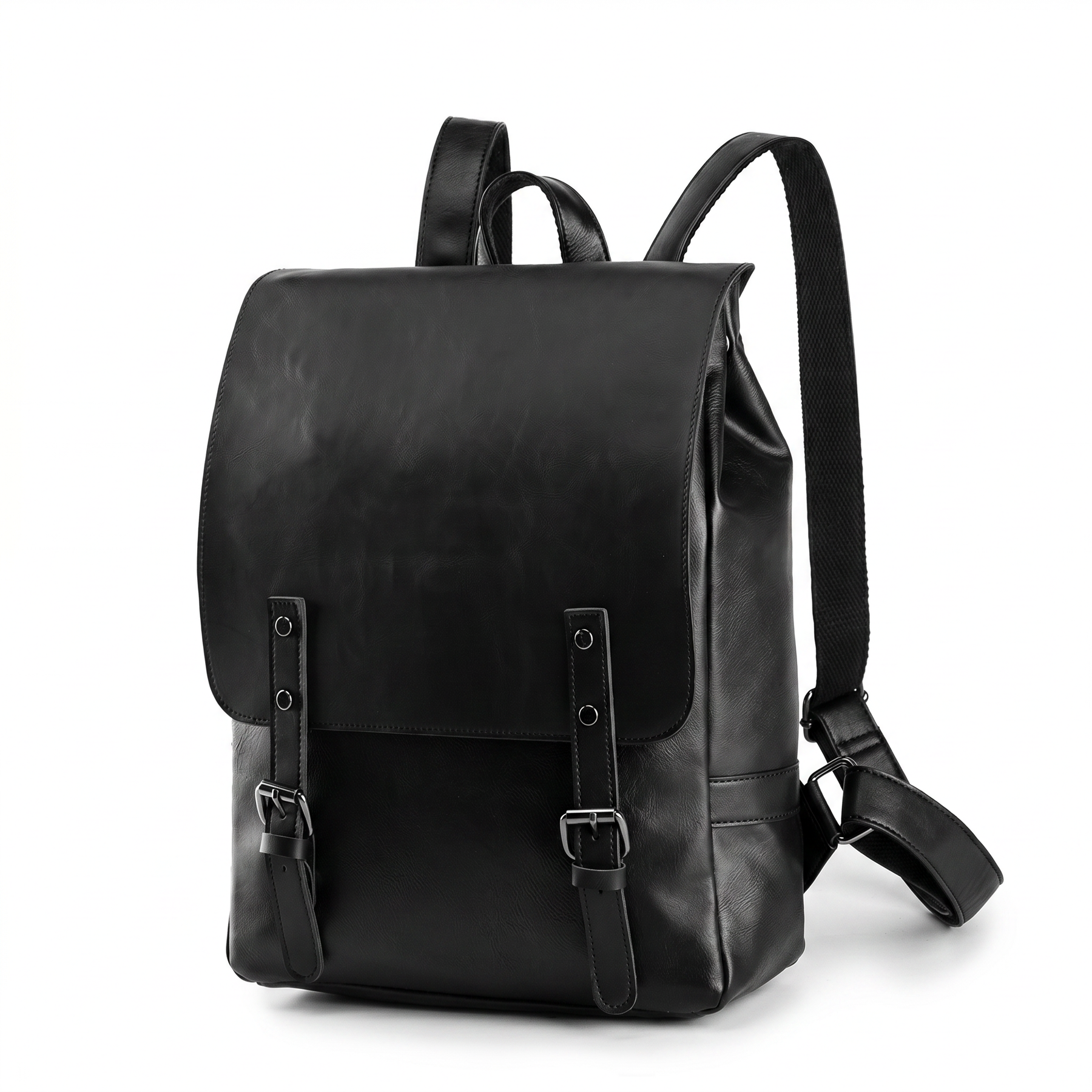 Men's Leather Backpack - Mature