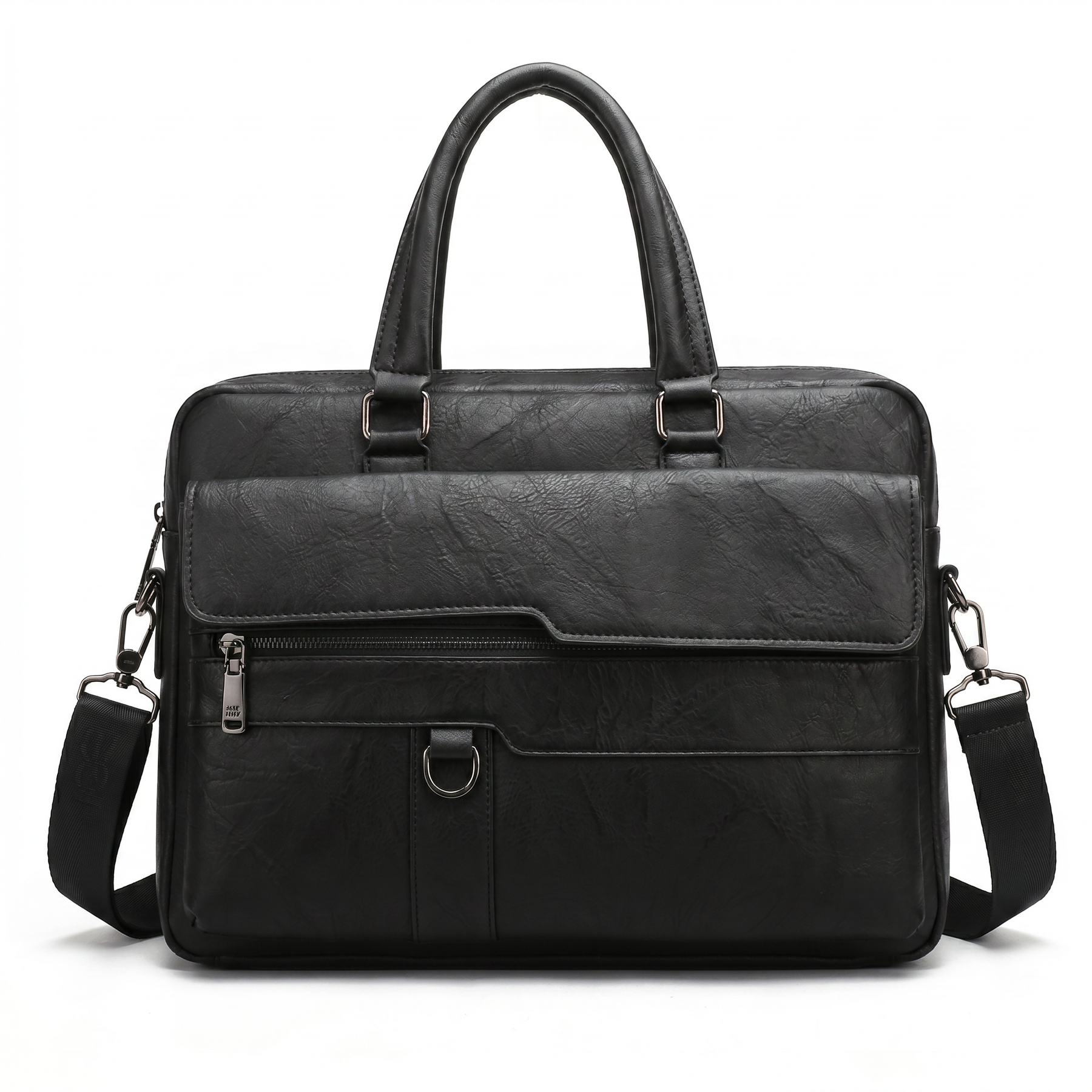 Men's Leather Briefcase - Rock