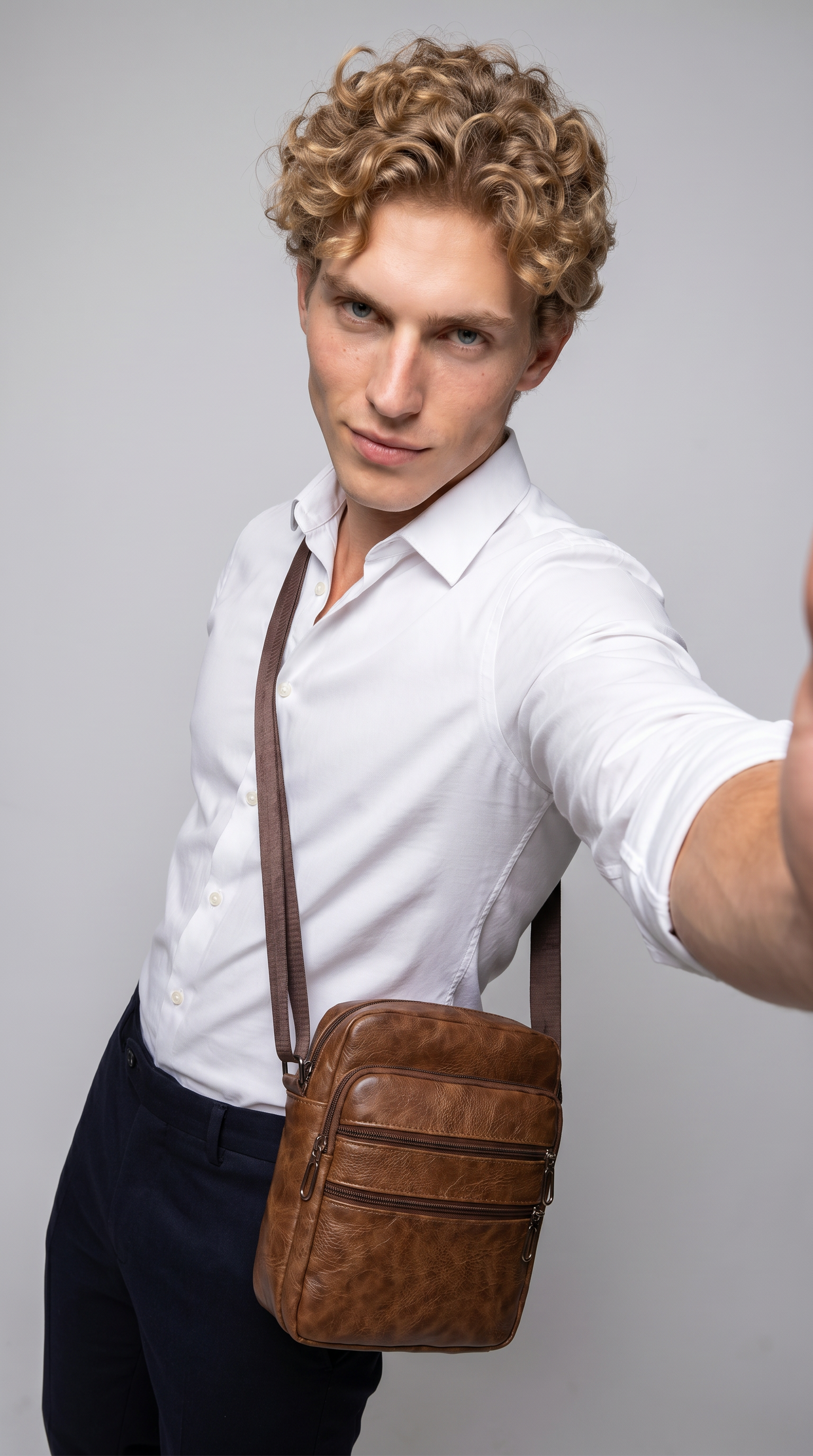Men's Leather Satchel - Rogue