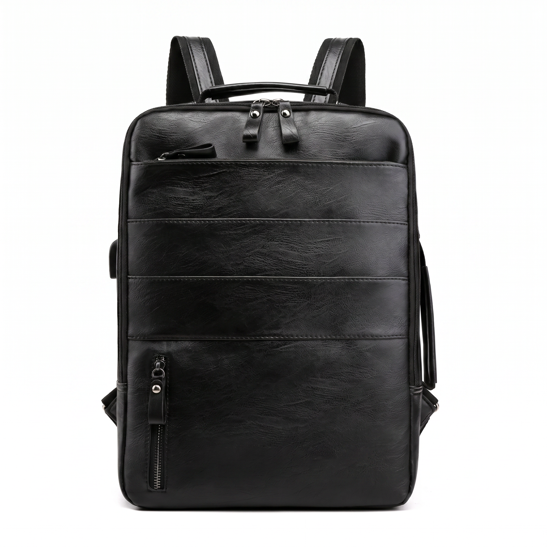 Men's Leather Backpack - Kaster