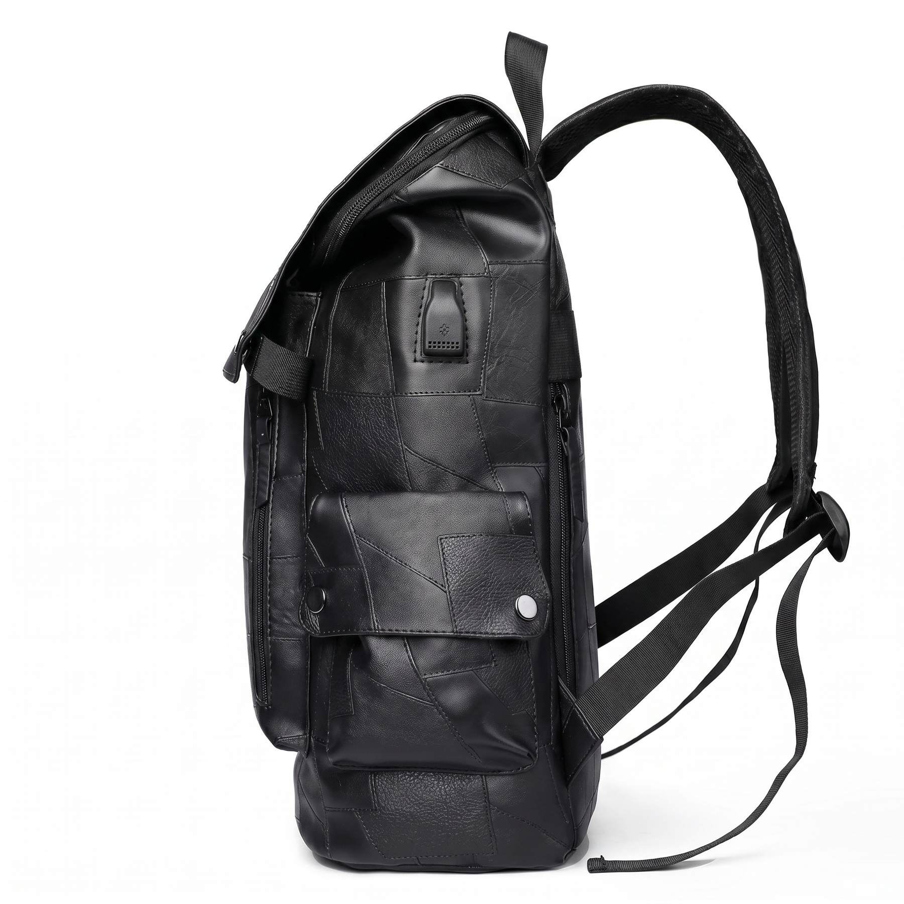 Men's Leather Backpack - Urban