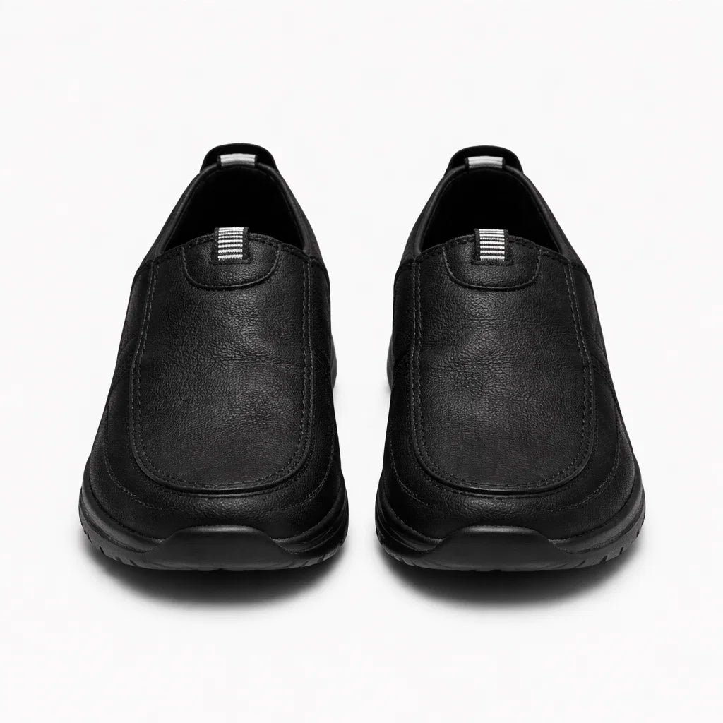 Men's Genuine Leather Platform Loafers - William Classic
