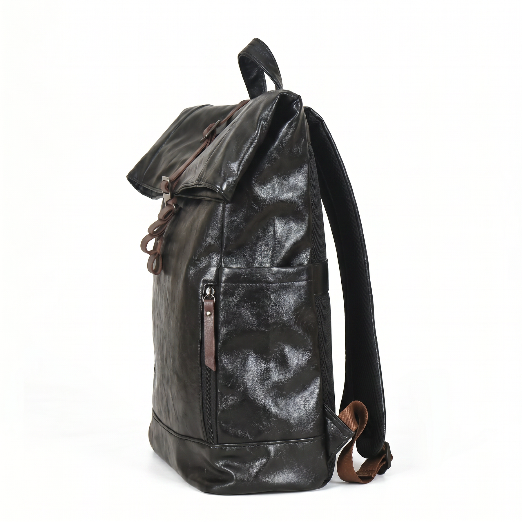 Men's Leather Backpack - Mountain