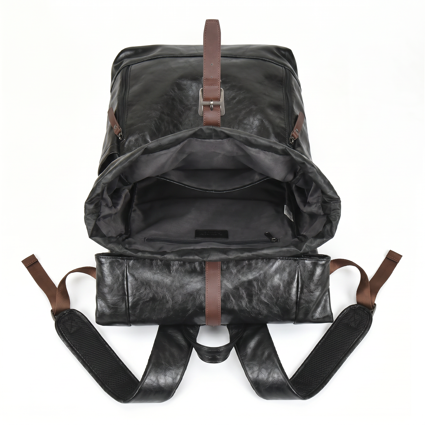 Men's Leather Backpack - Mountain