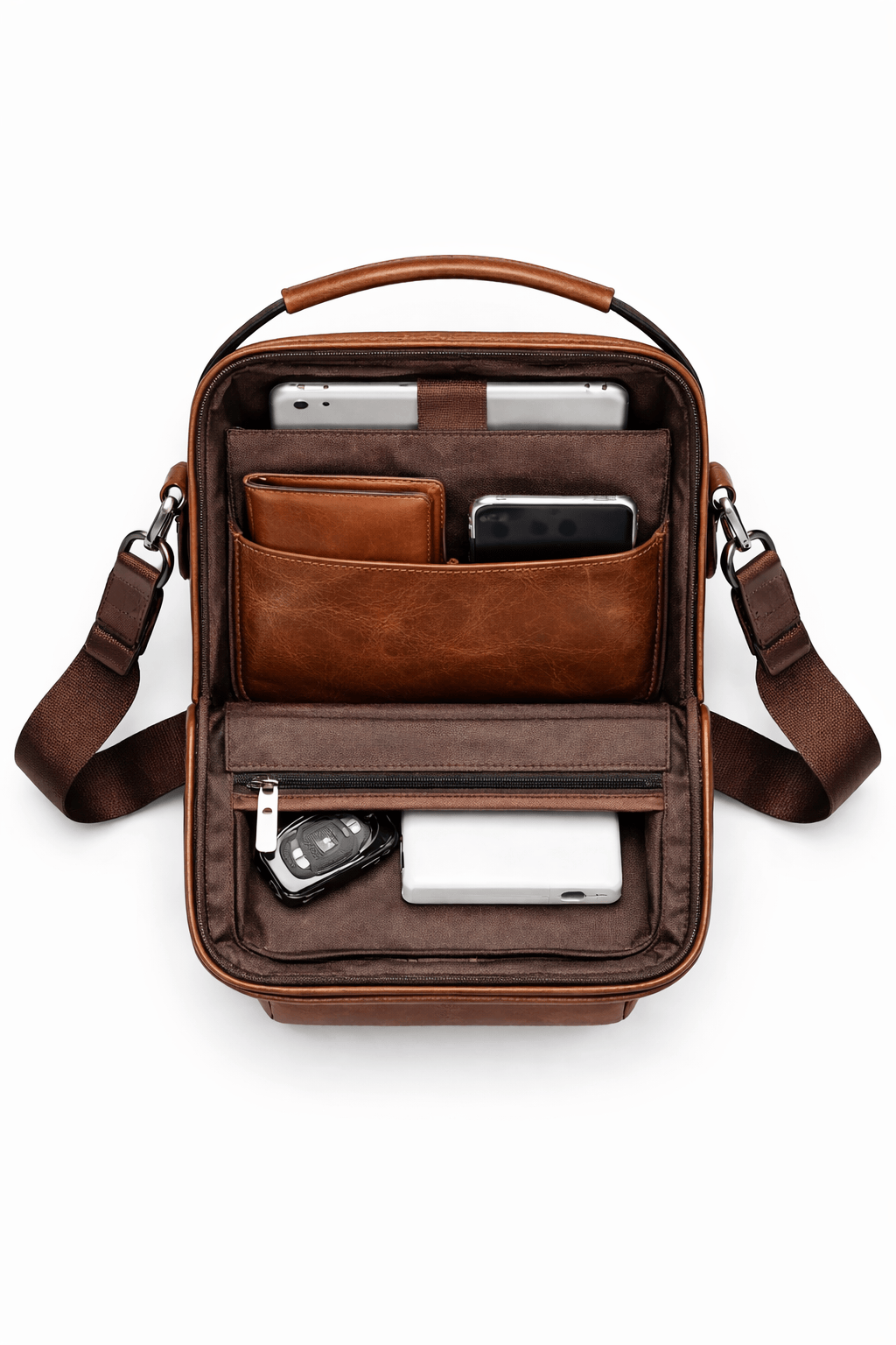 Men's Real Leather Satchel - Thornbury