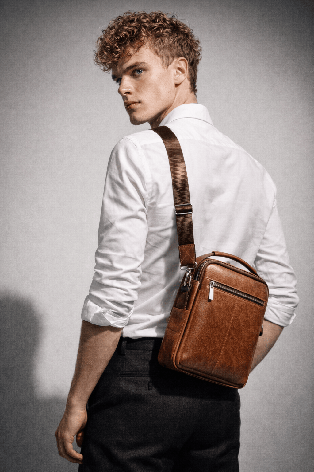 Men's Real Leather Satchel - Thornbury