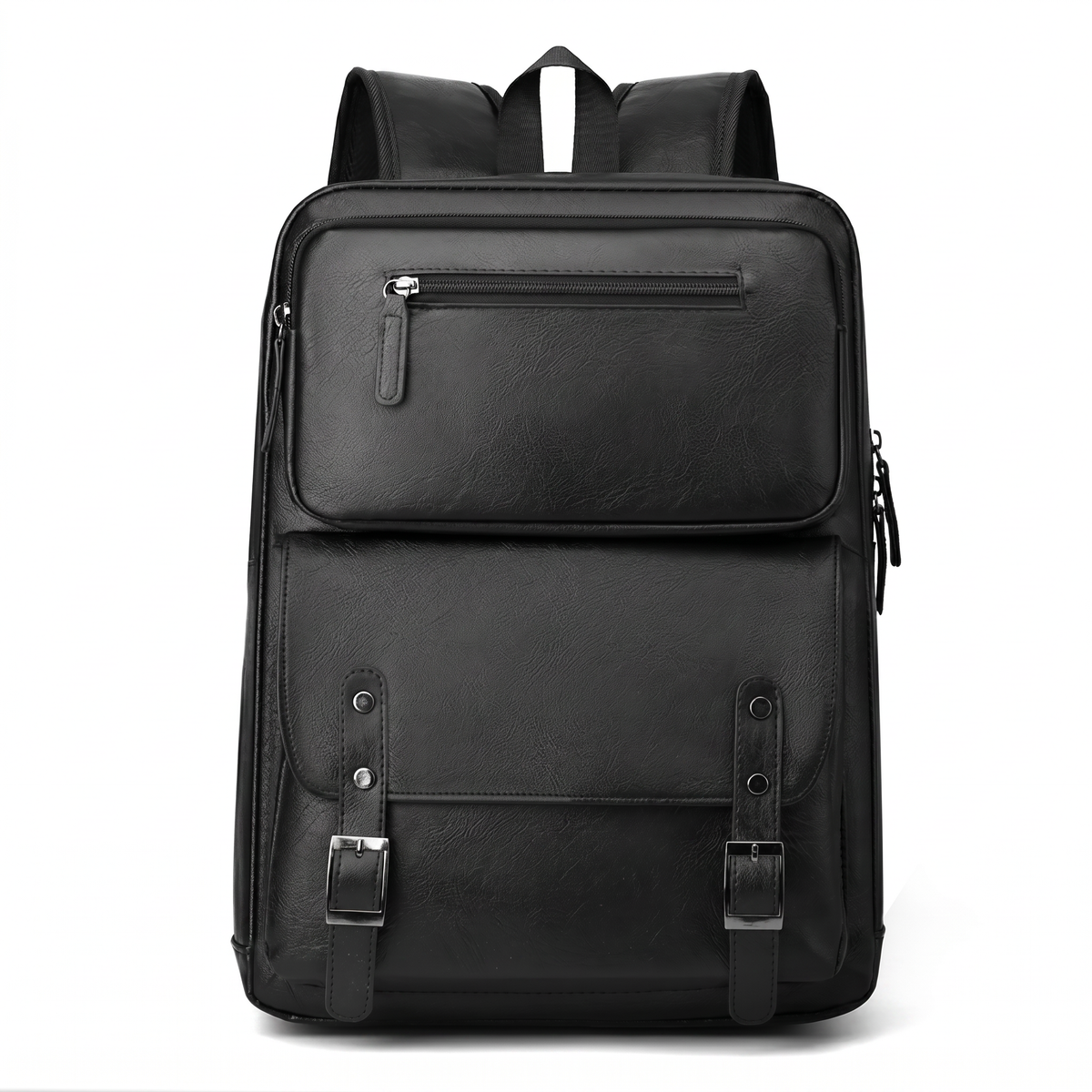 Men's Leather Backpack - Force