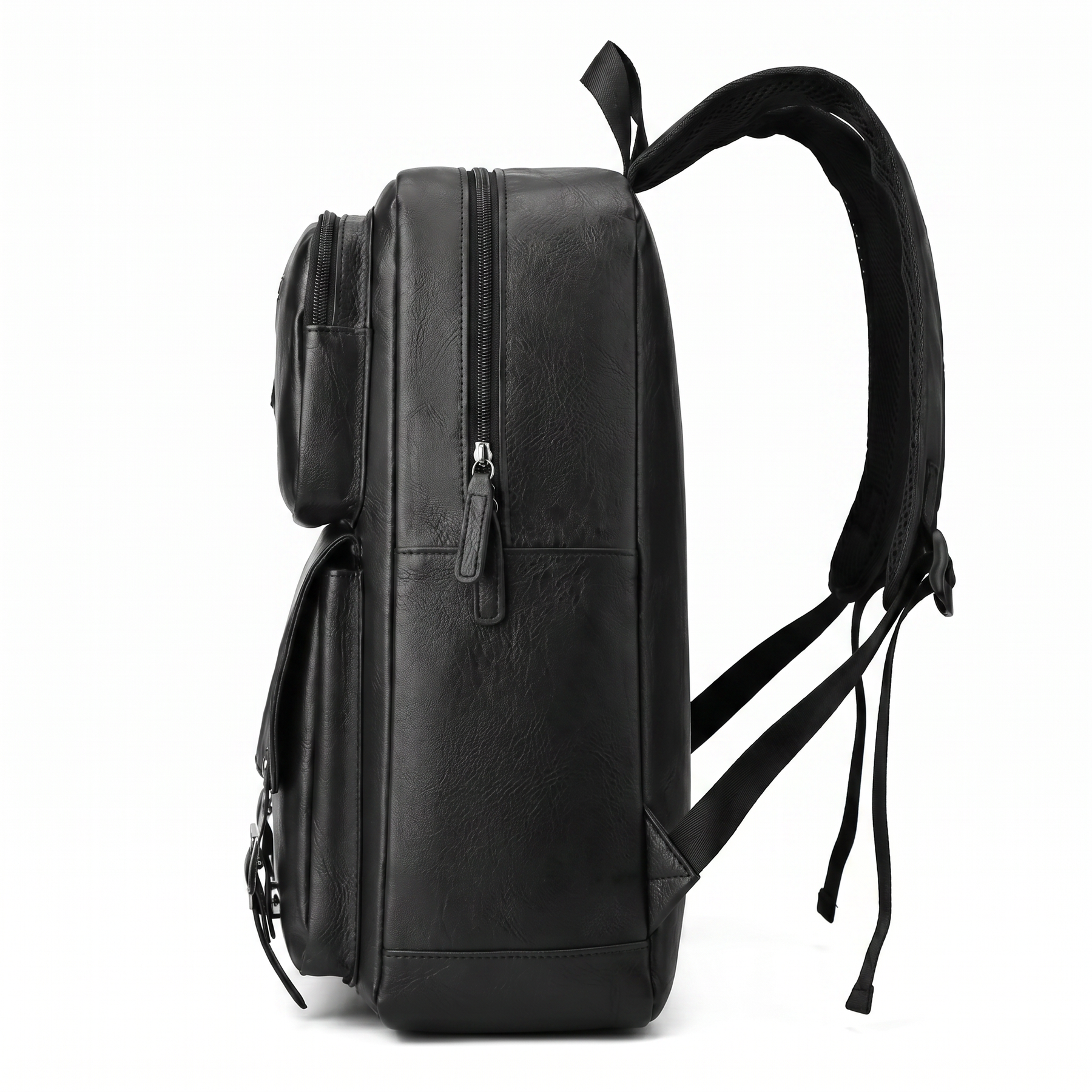 Men's Leather Backpack - Force