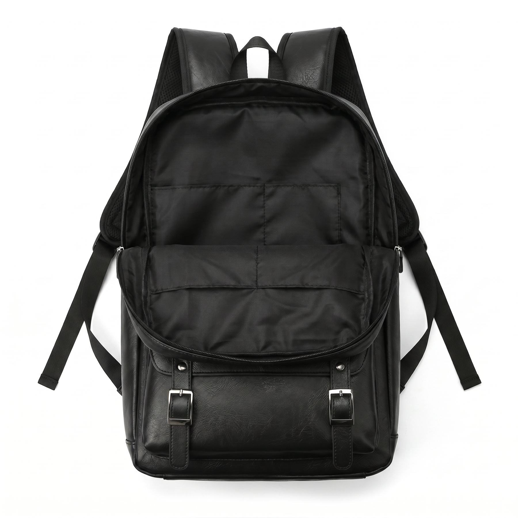 Men's Leather Backpack - Force