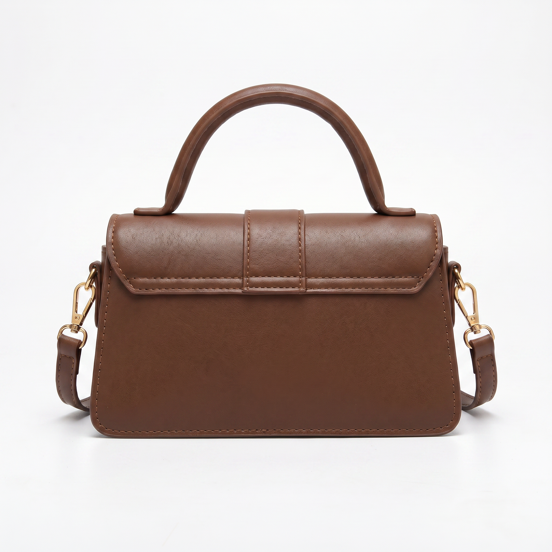 Women's Genuine Leather Top Handle Bag - Amelia
