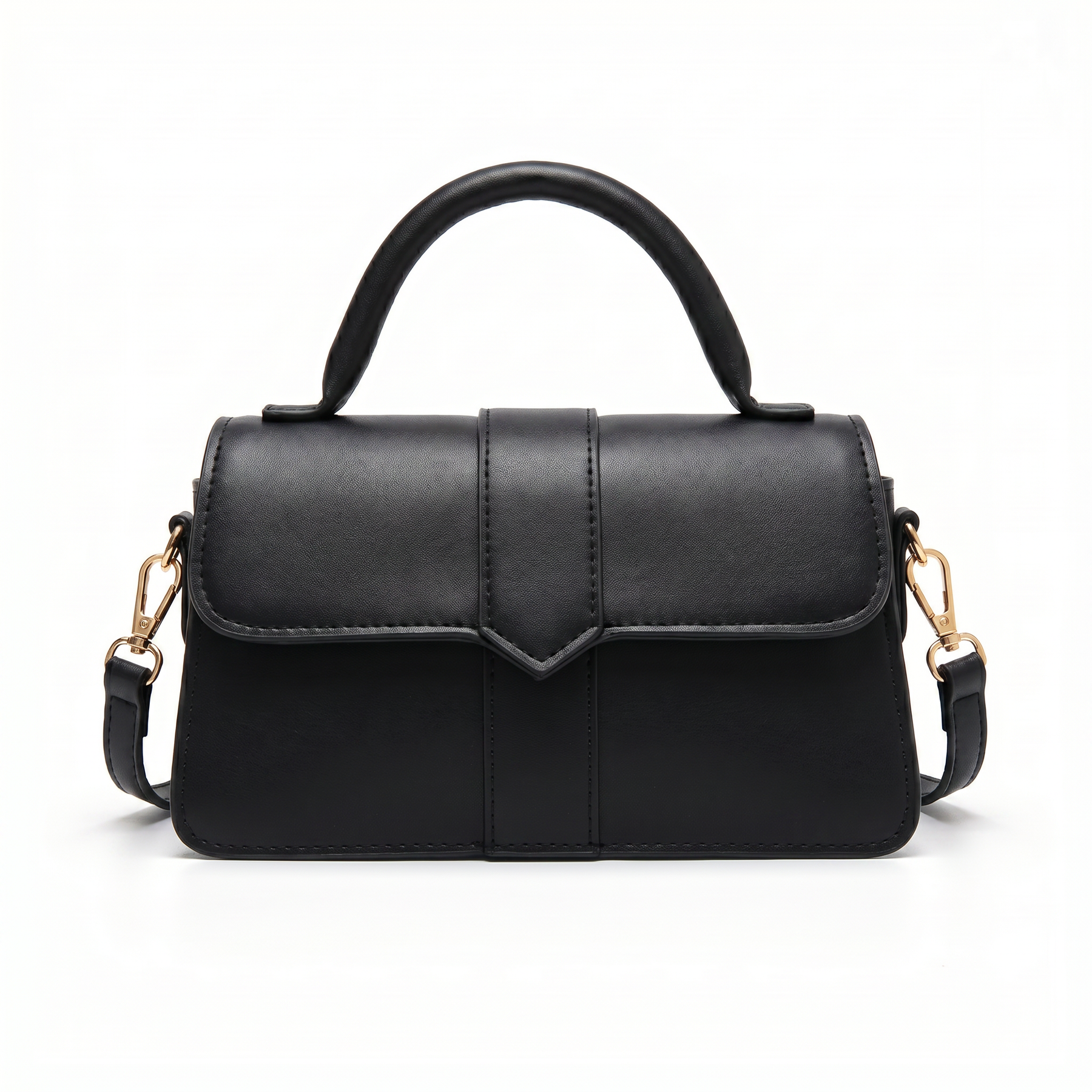 Women's Genuine Leather Top Handle Bag - Amelia