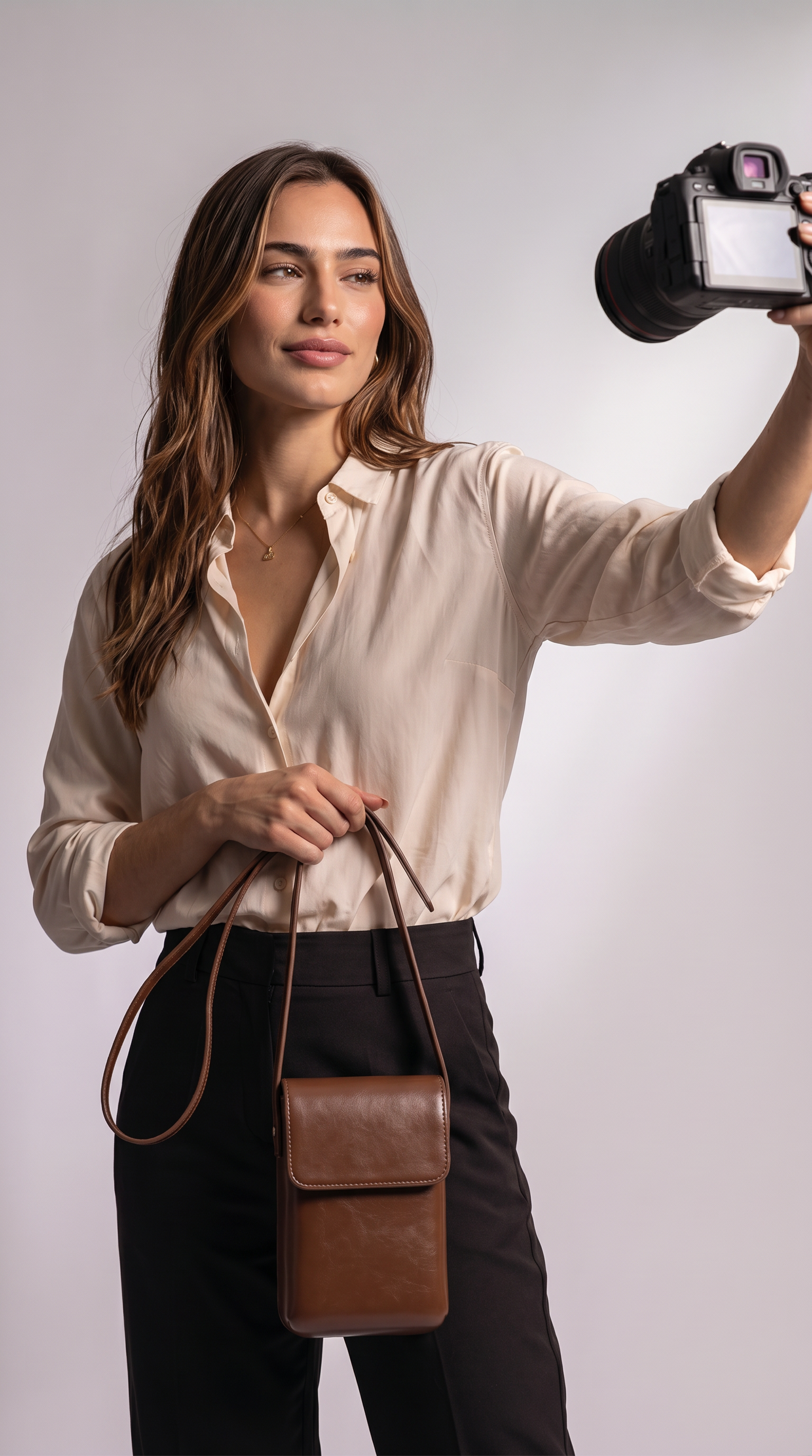 Women's Genuine Leather Crossbody Bag - Bella