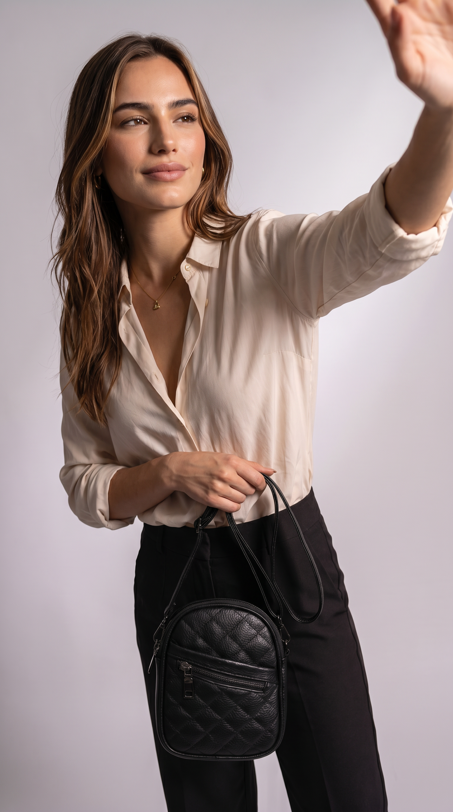 Women's Genuine Leather Crossbody Bag - Daft