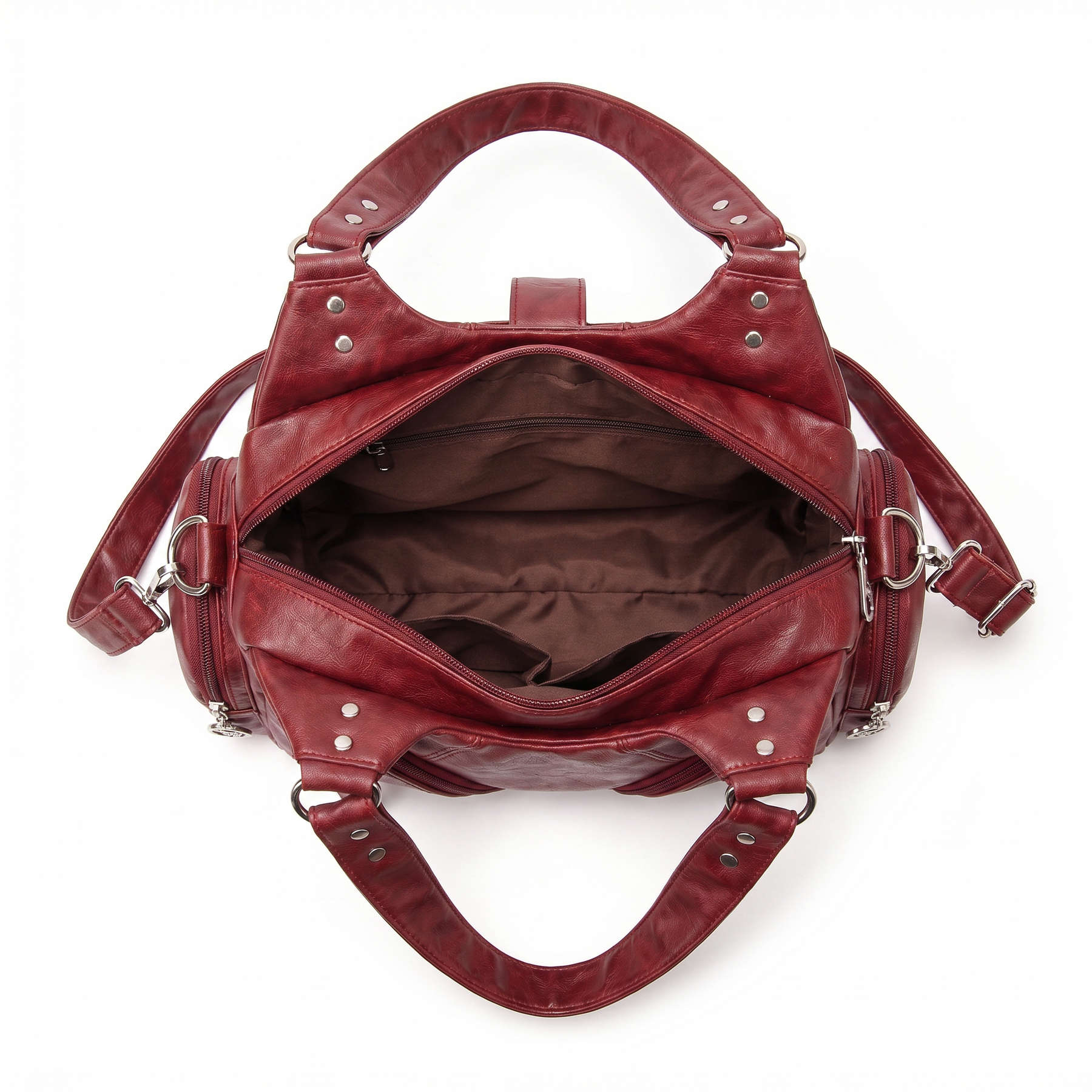 Women's Genuine Leather Hobo Bag - Kyle
