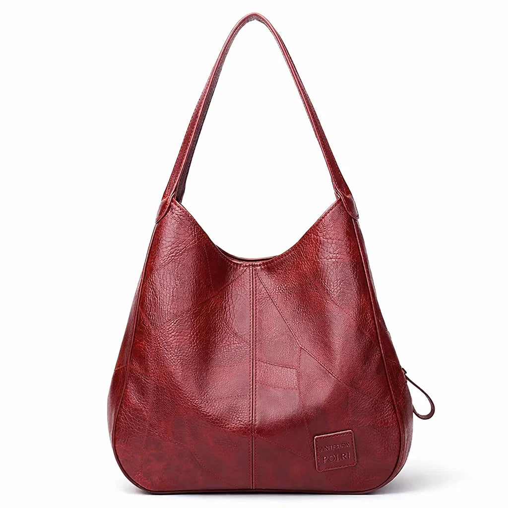 Women's Genuine Leather Messenger Bag - Berlim
