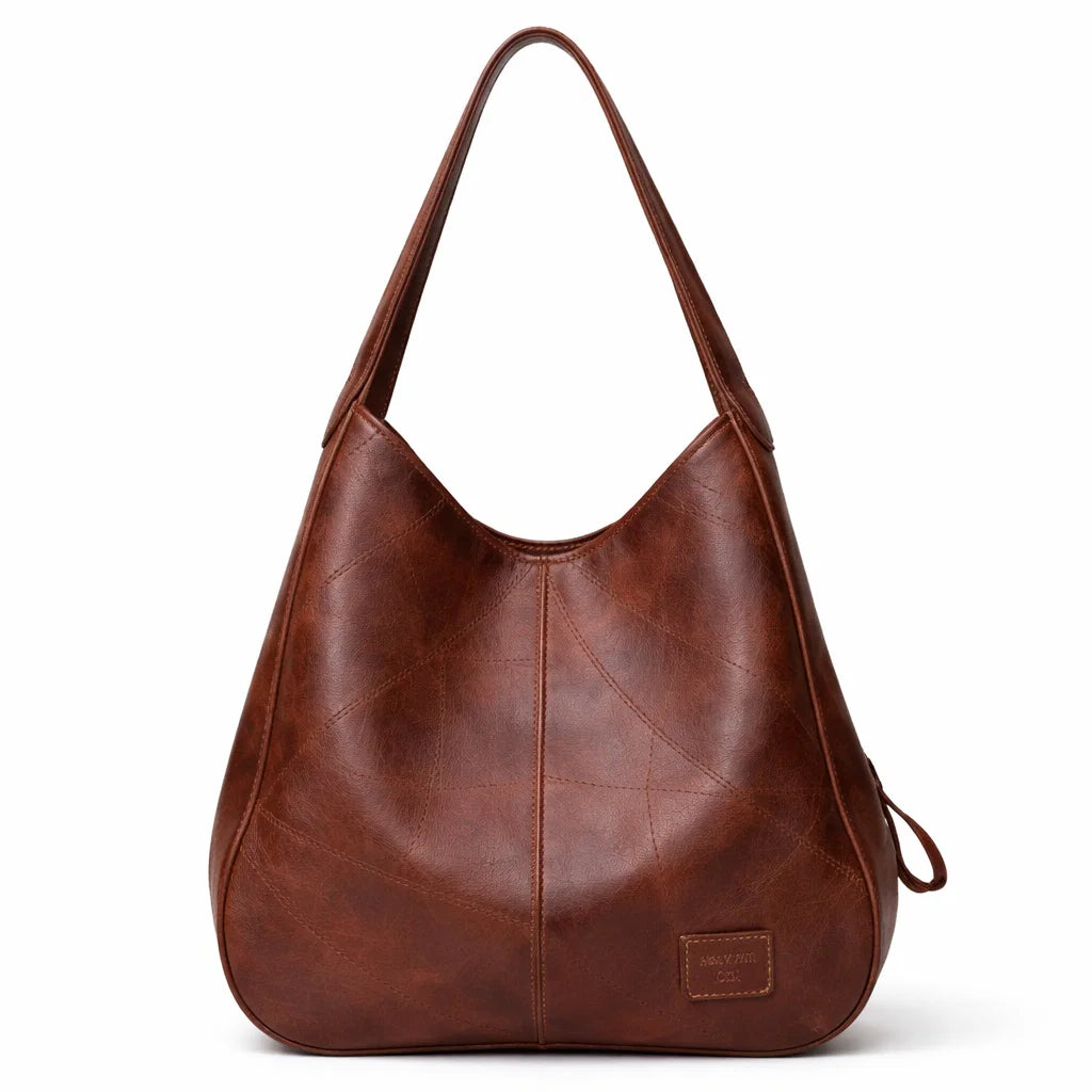 Women's Genuine Leather Hobo Bag - Berlim