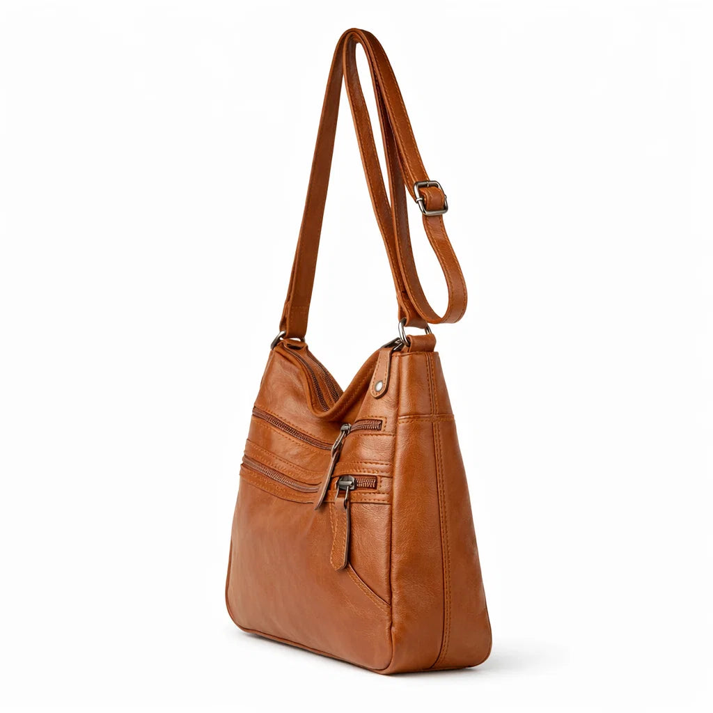 Women's Genuine Leather Shoulder Bag - Olivia