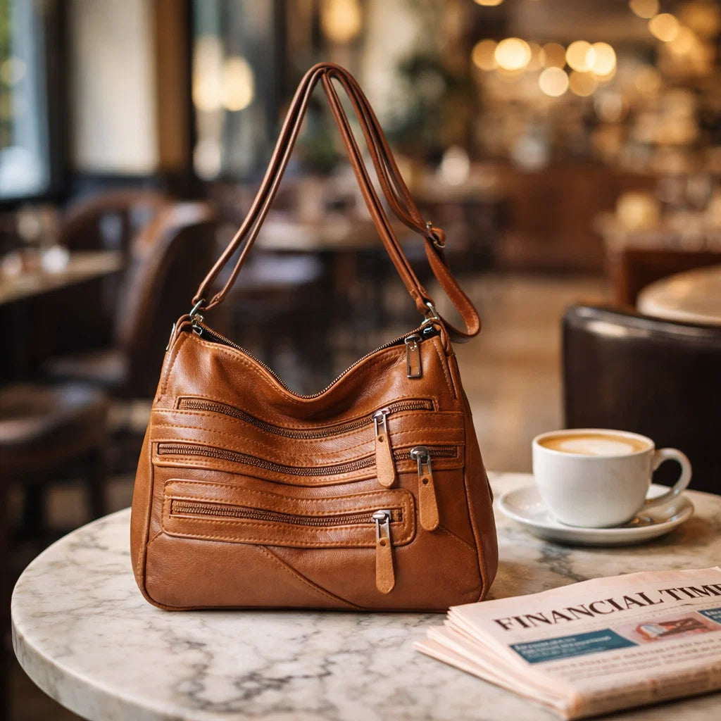 Women's Genuine Leather Shoulder Bag - Olivia