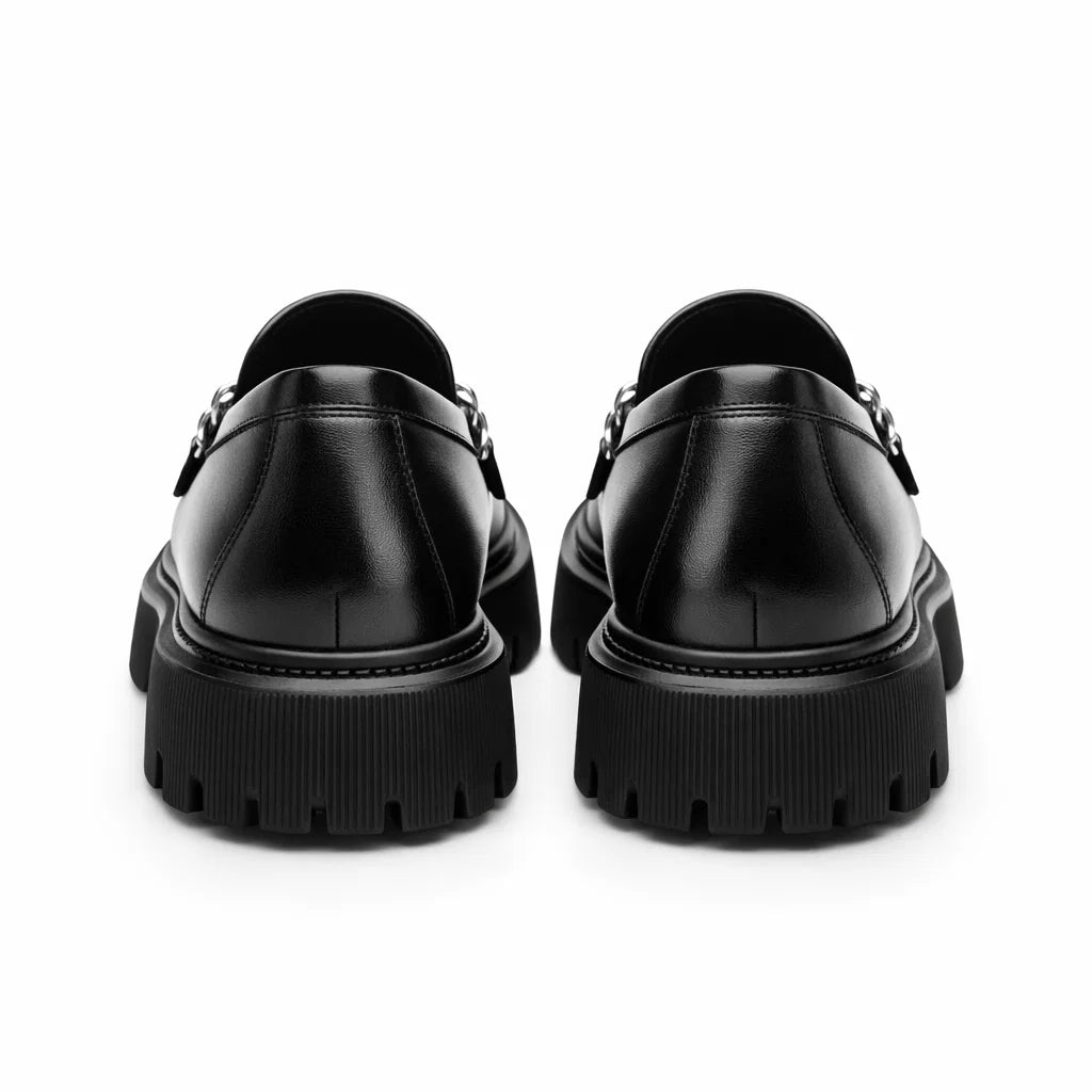 Women's Genuine Leather Platform Loafers – D'Grife