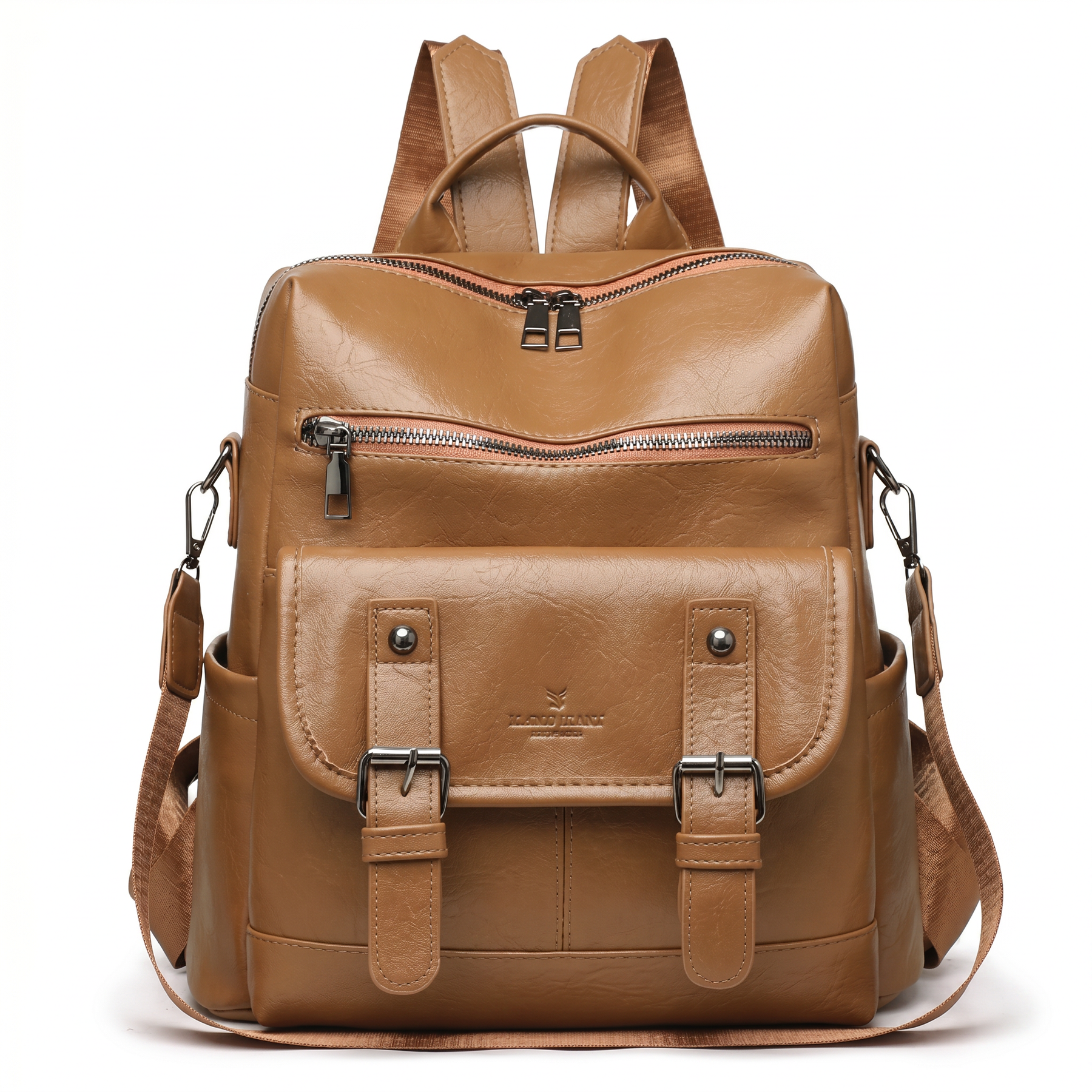 Women's Leather Backpack - Grimes