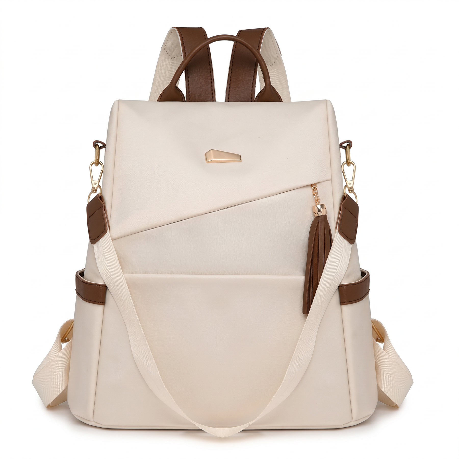 Women's Leather Backpack - Katia