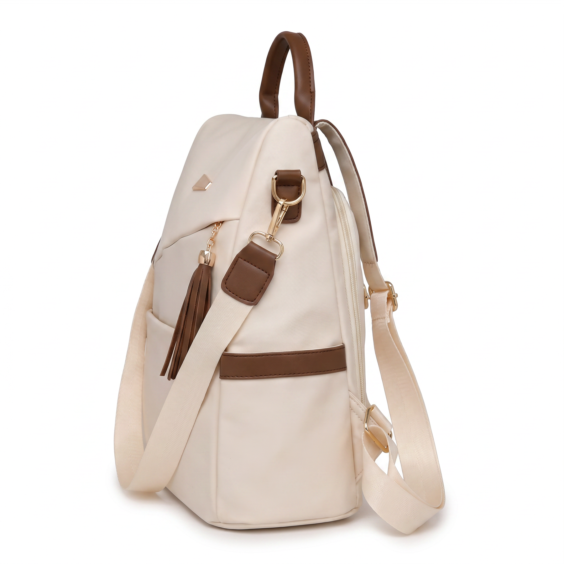 Women's Leather Backpack - Katia