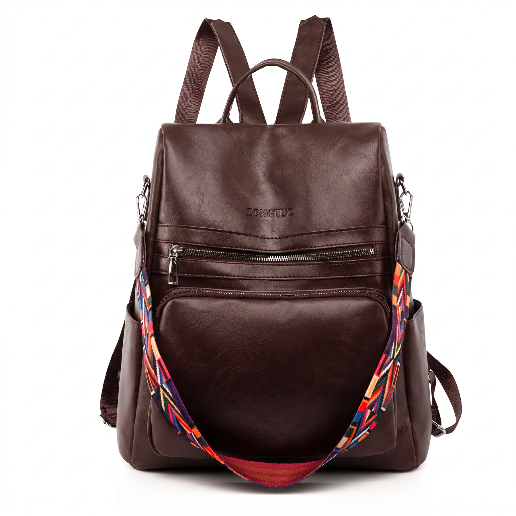 Women's Leather Backpack - Lady