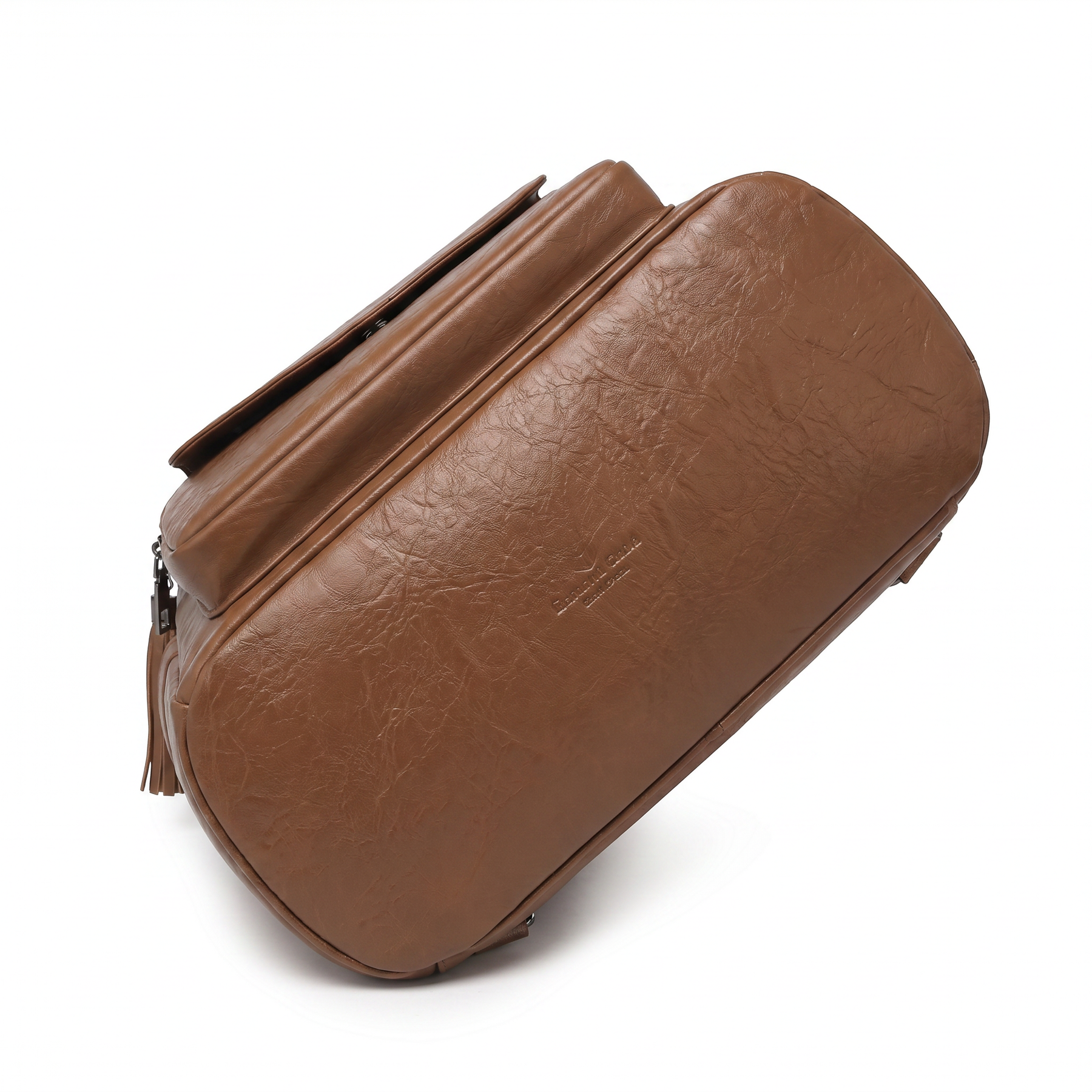 Women's Leather Backpack - Poly