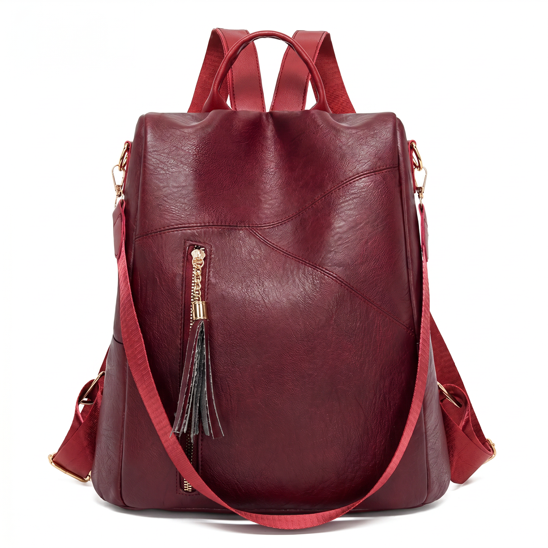 Women's Leather Backpack - Raquel