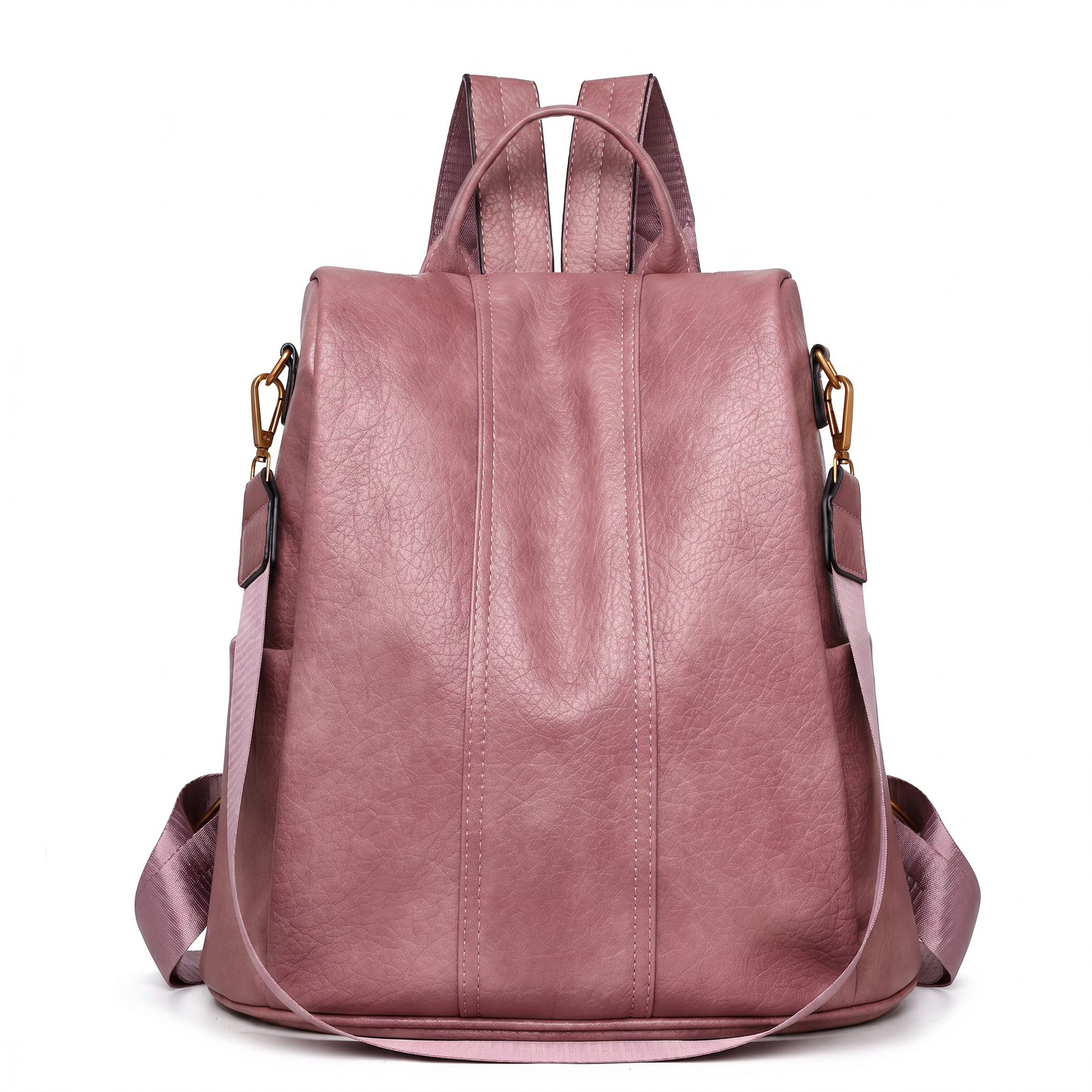 Women's Leather Backpack - Retro
