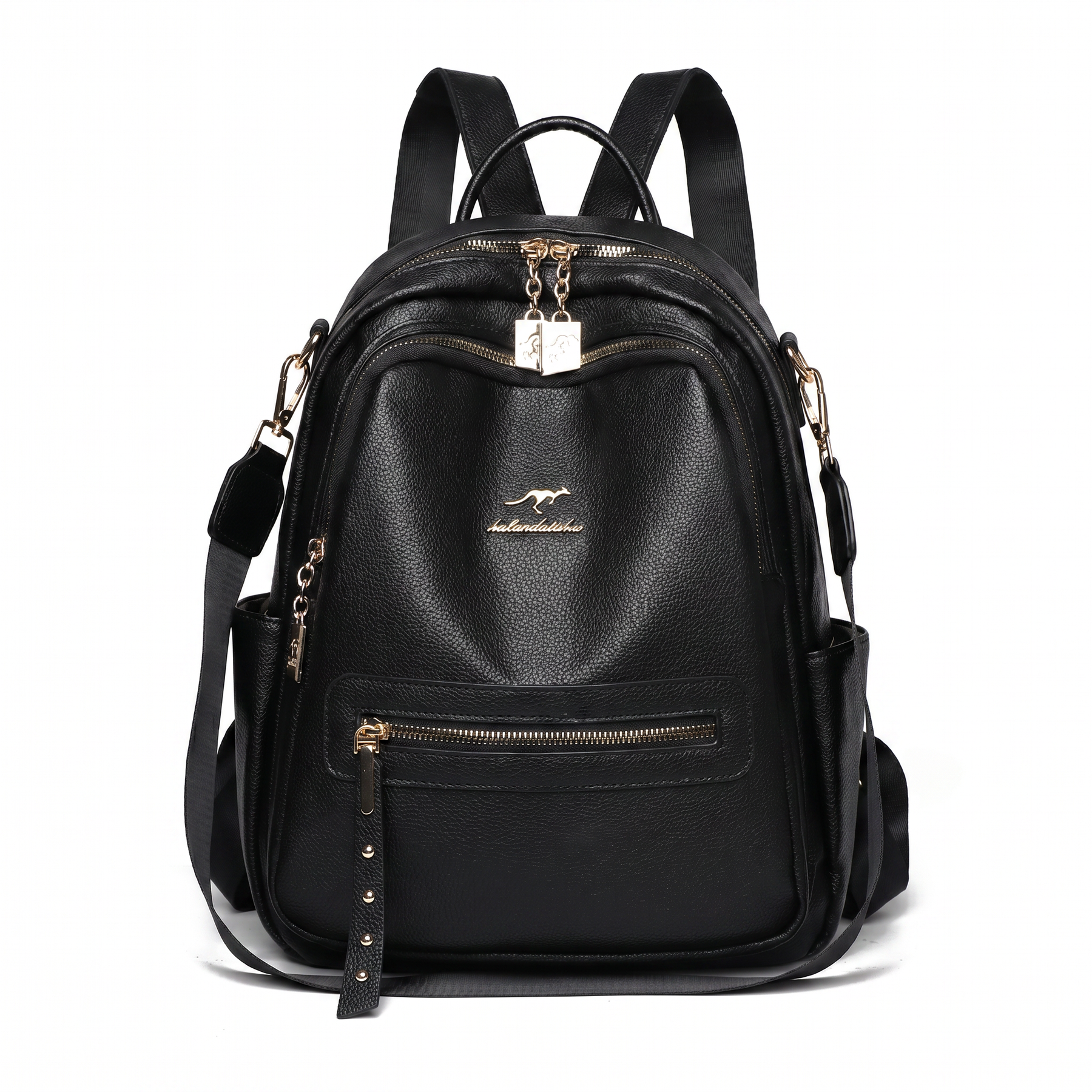 Women's Leather Backpack - Temporal
