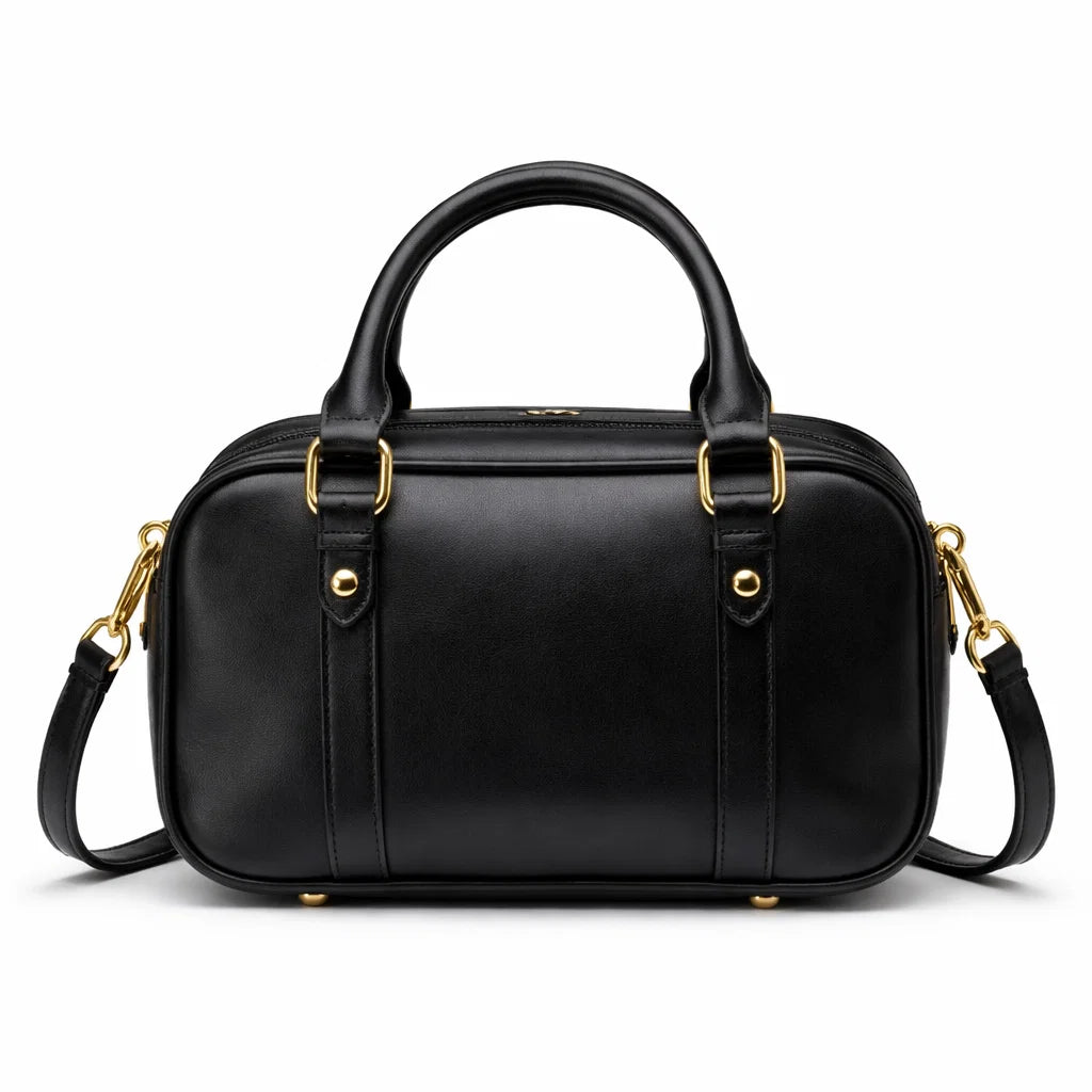 Women's Premium Leather Woven Bag - Darnley