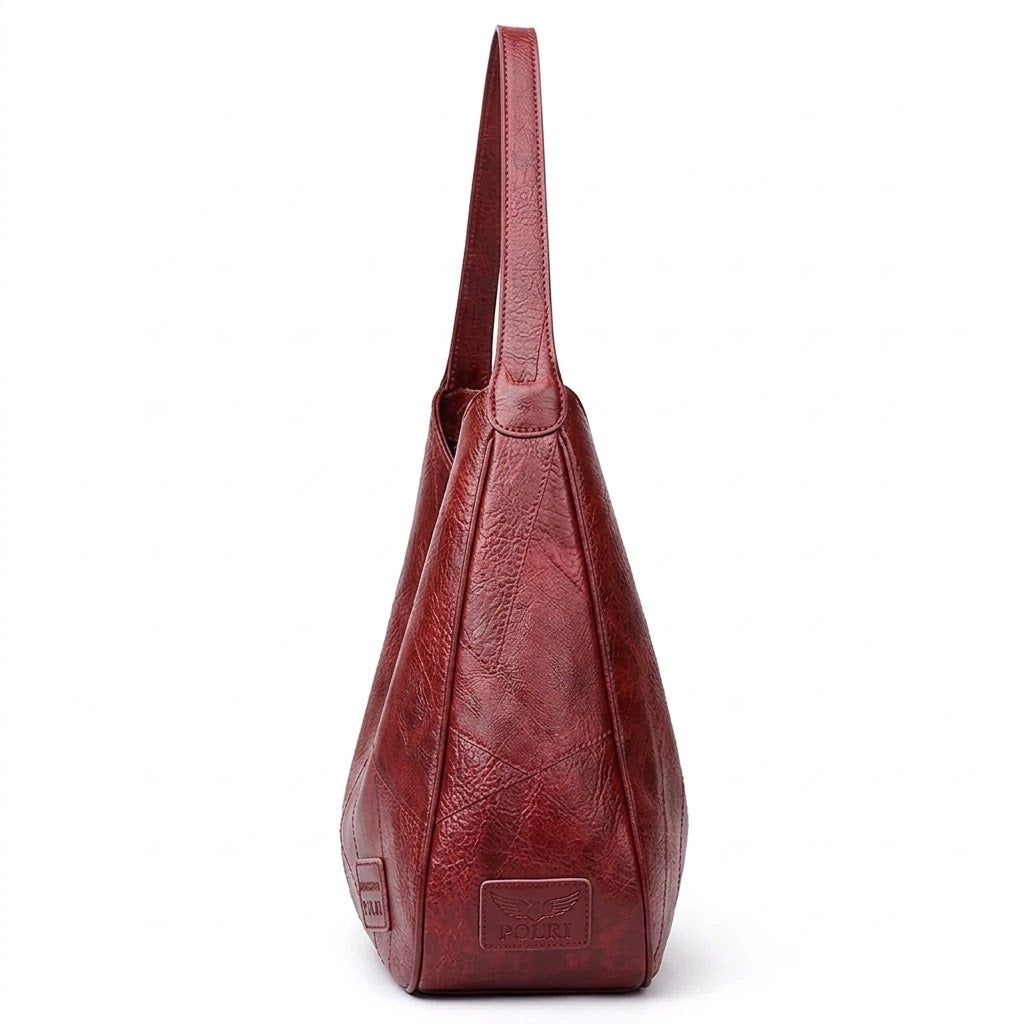 Women's Genuine Leather Hobo Bag - Berlim