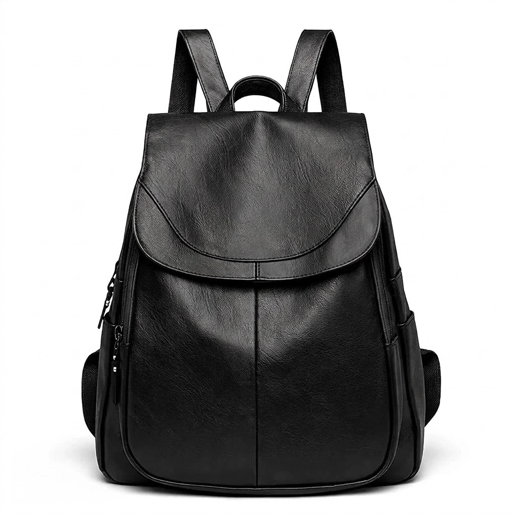 Women's Italian Genuine Leather Backpack - Eco