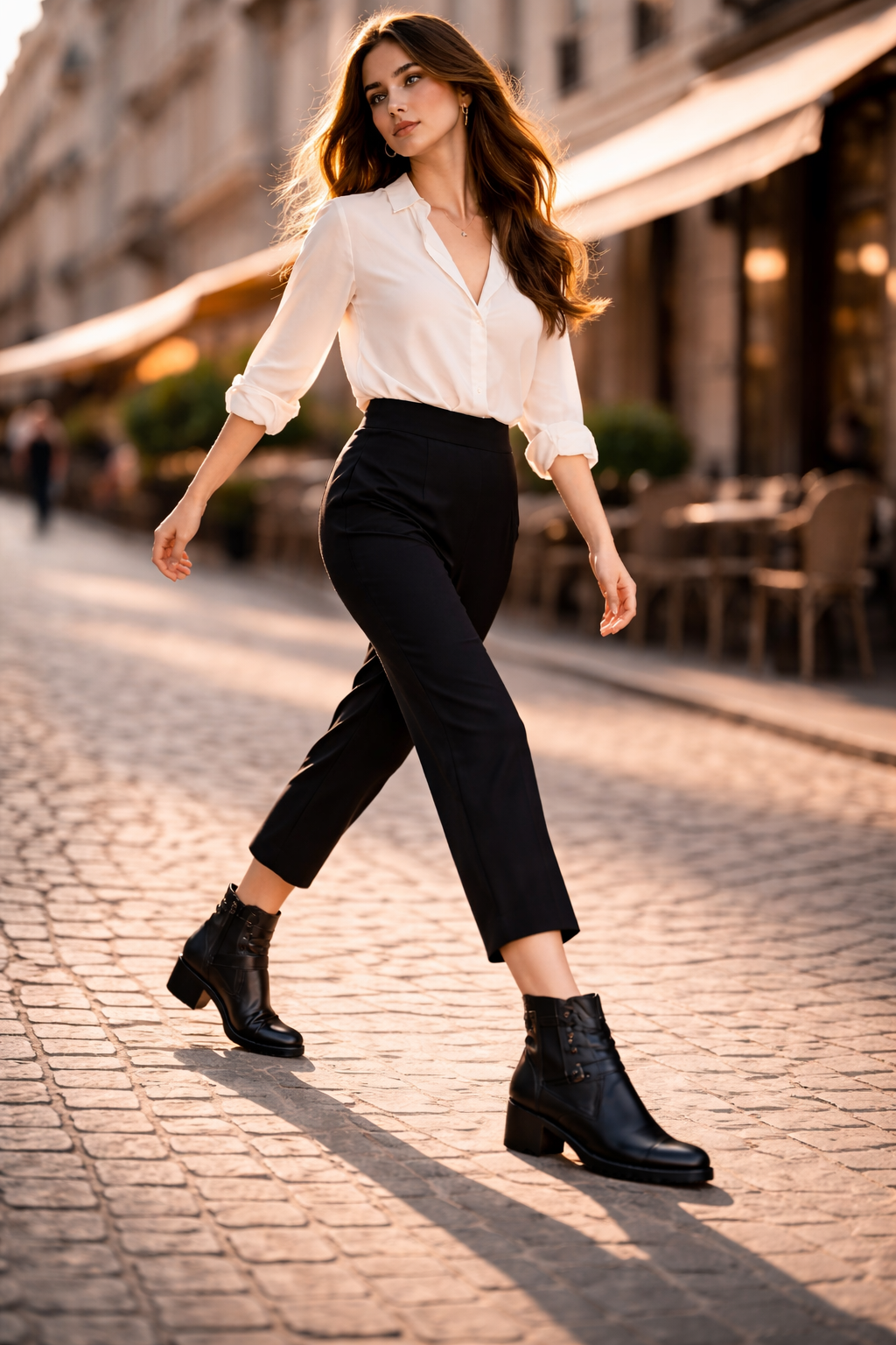 Women's Leather Victorian Button Ankle Boots – Zip Fashion