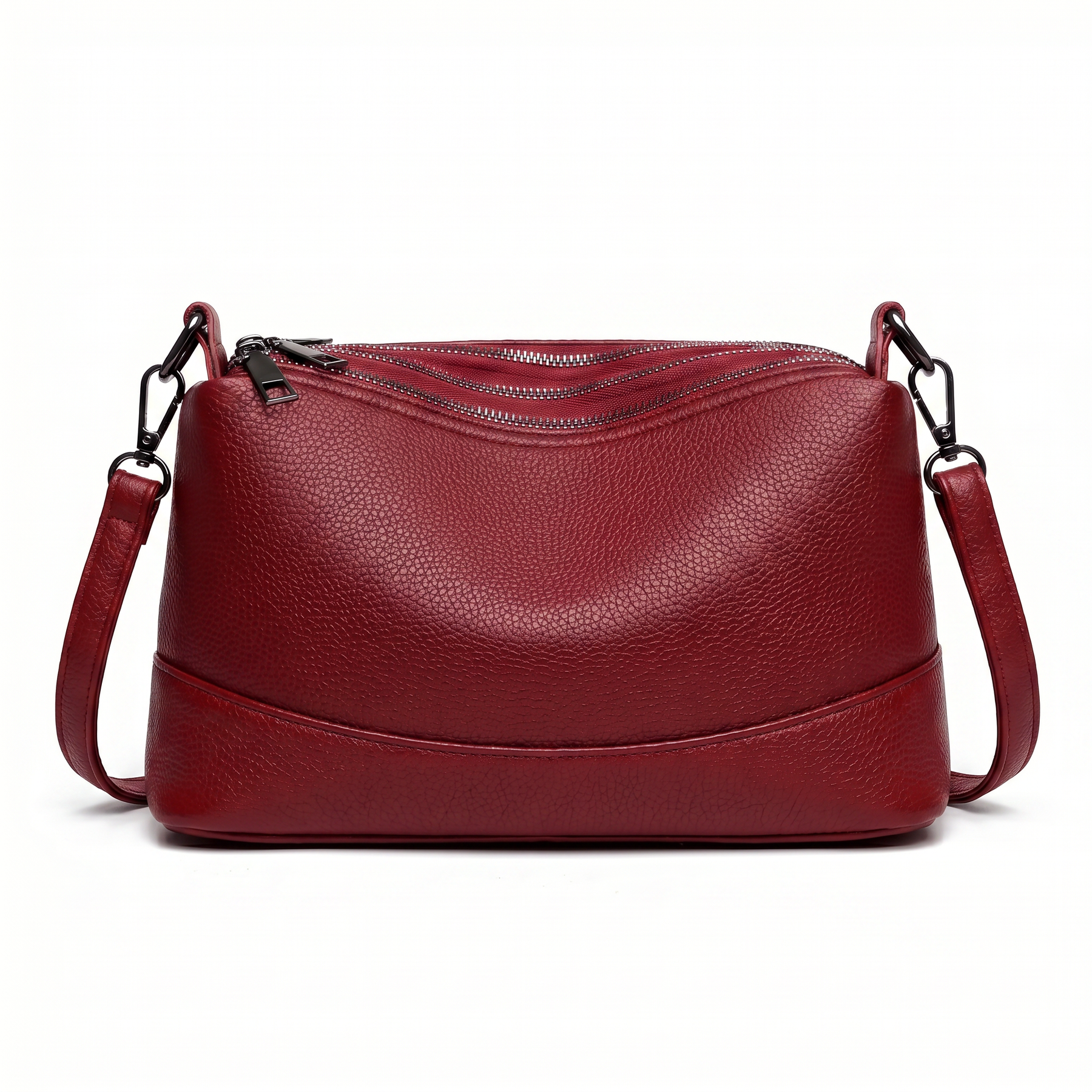Women's Genuine Leather Crossbody Bag - Selena