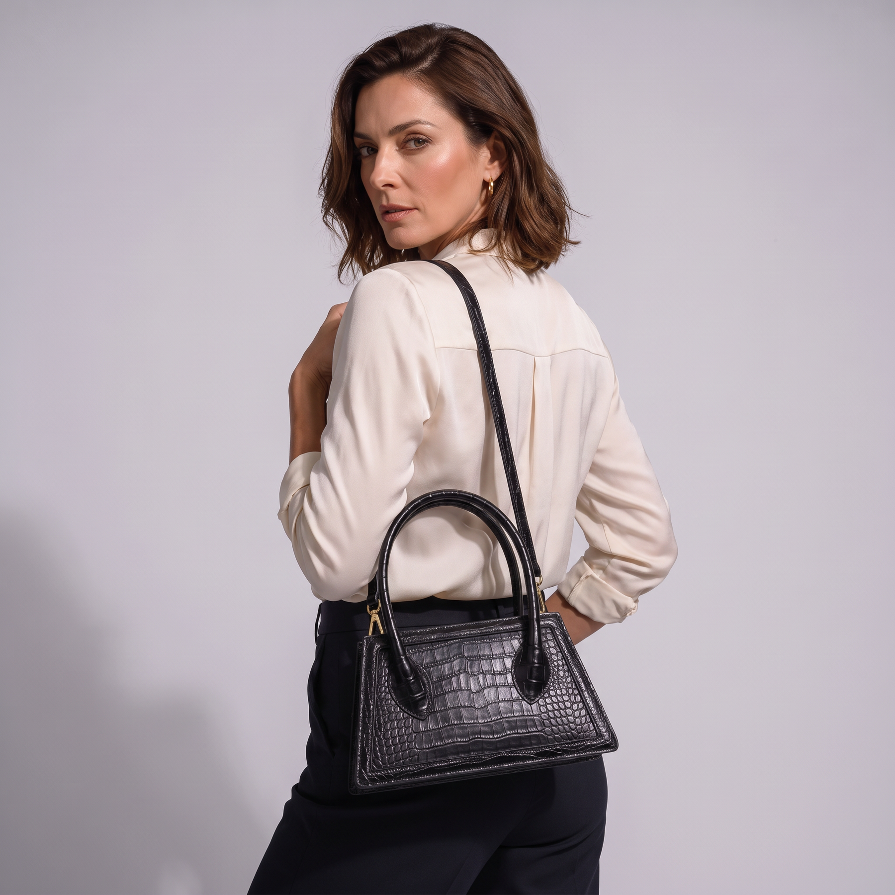 Women's Genuine Leather Crossbody Bag - Astrid
