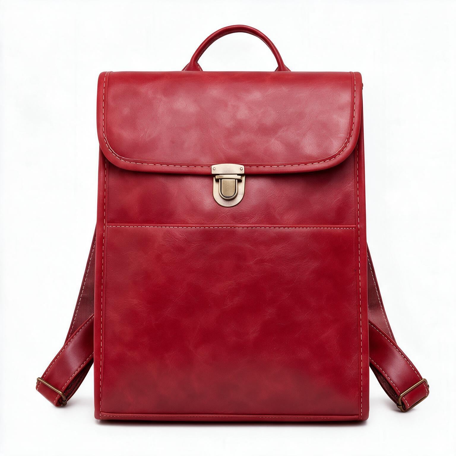 Women's Genuine Leather Backpack - Wren