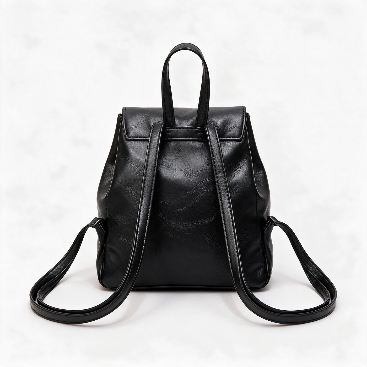 Women's Genuine Leather Mini Backpack - Wisp