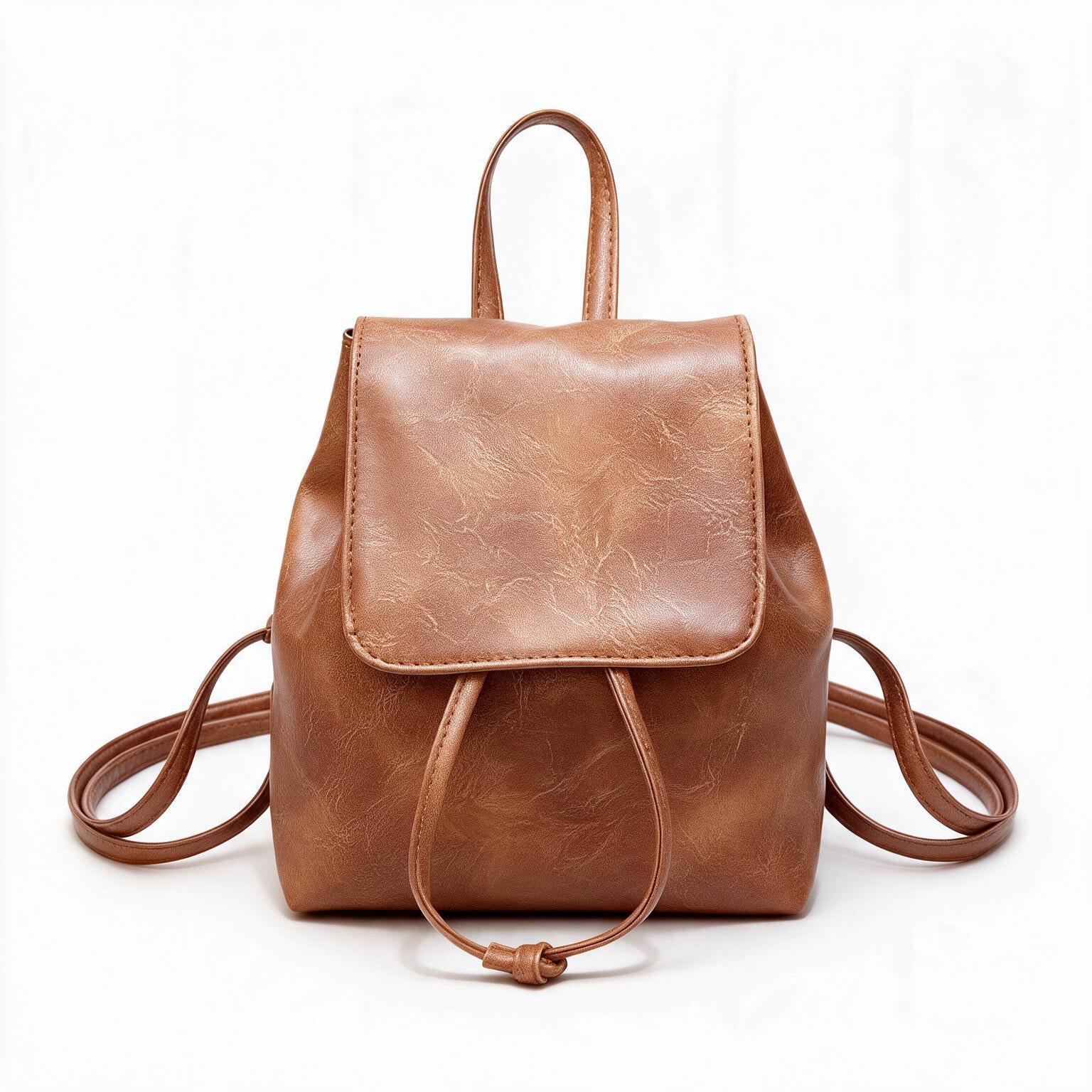 Women's Genuine Leather Mini Backpack - Wisp