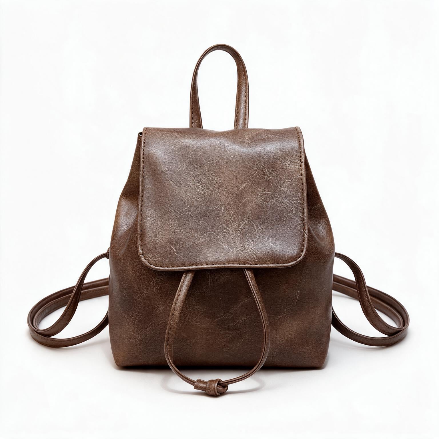 Women's Genuine Leather Mini Backpack - Wisp