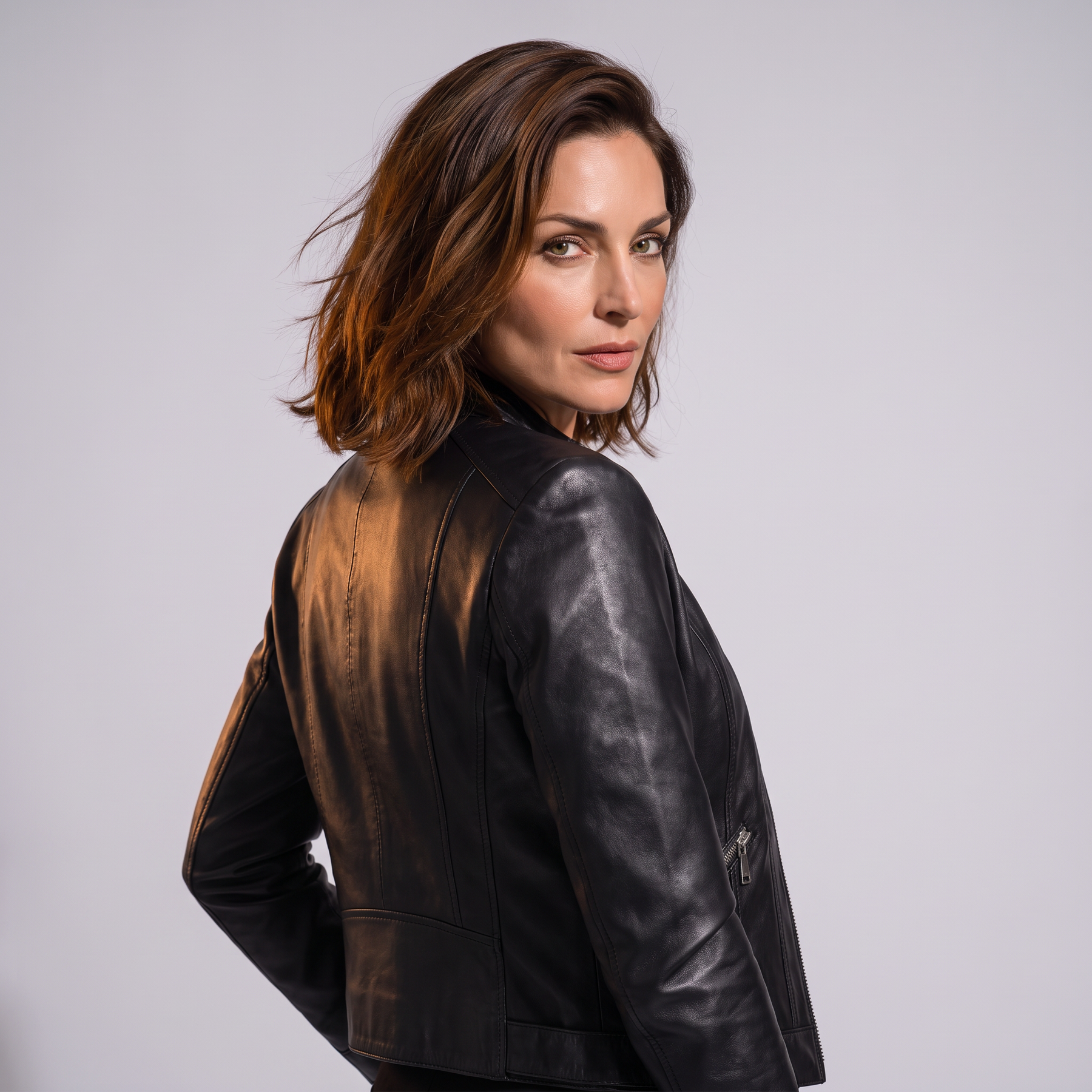 Women's Genuine Leather Jacket - Rosalind