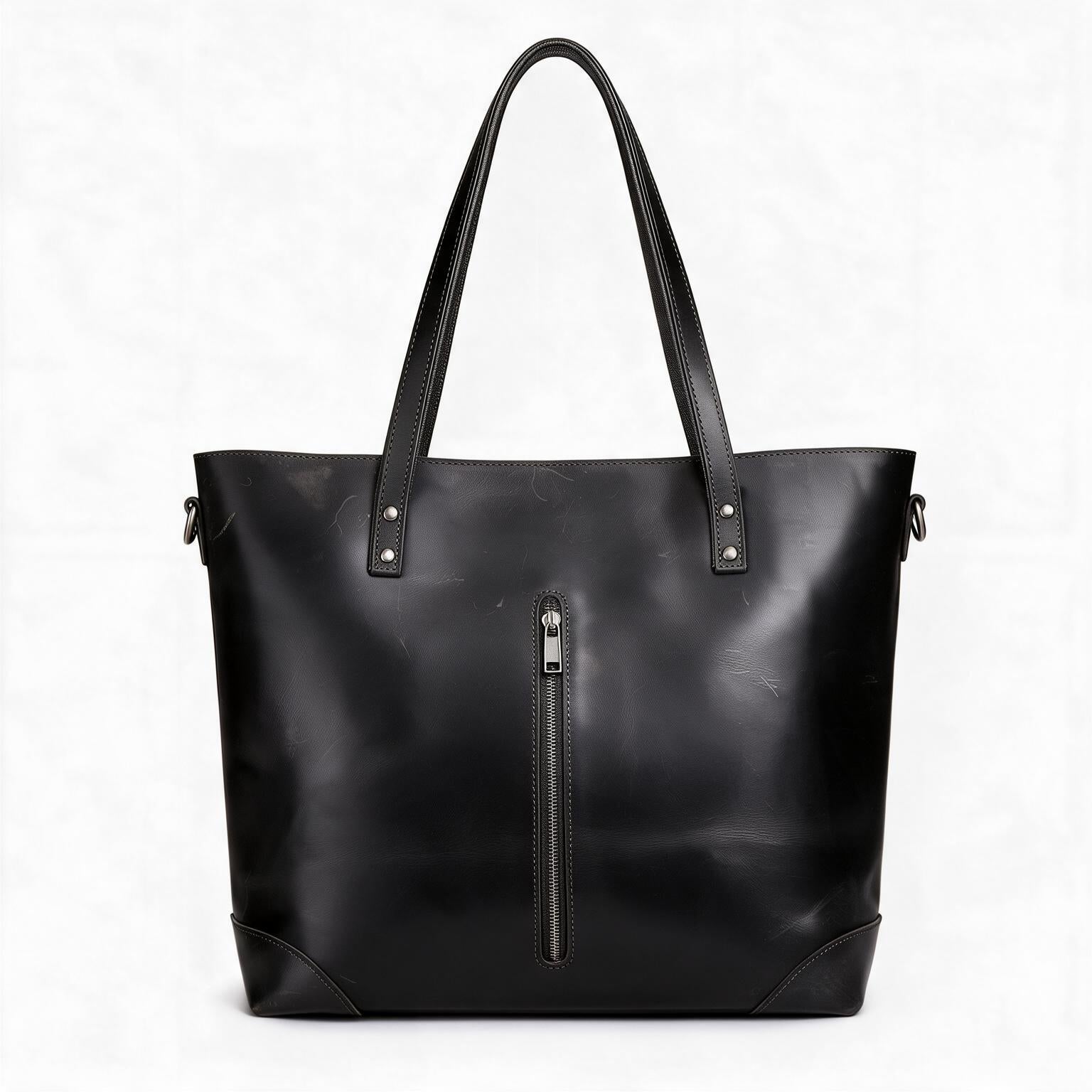 Women's Genuine Leather Tote Bag - Devon