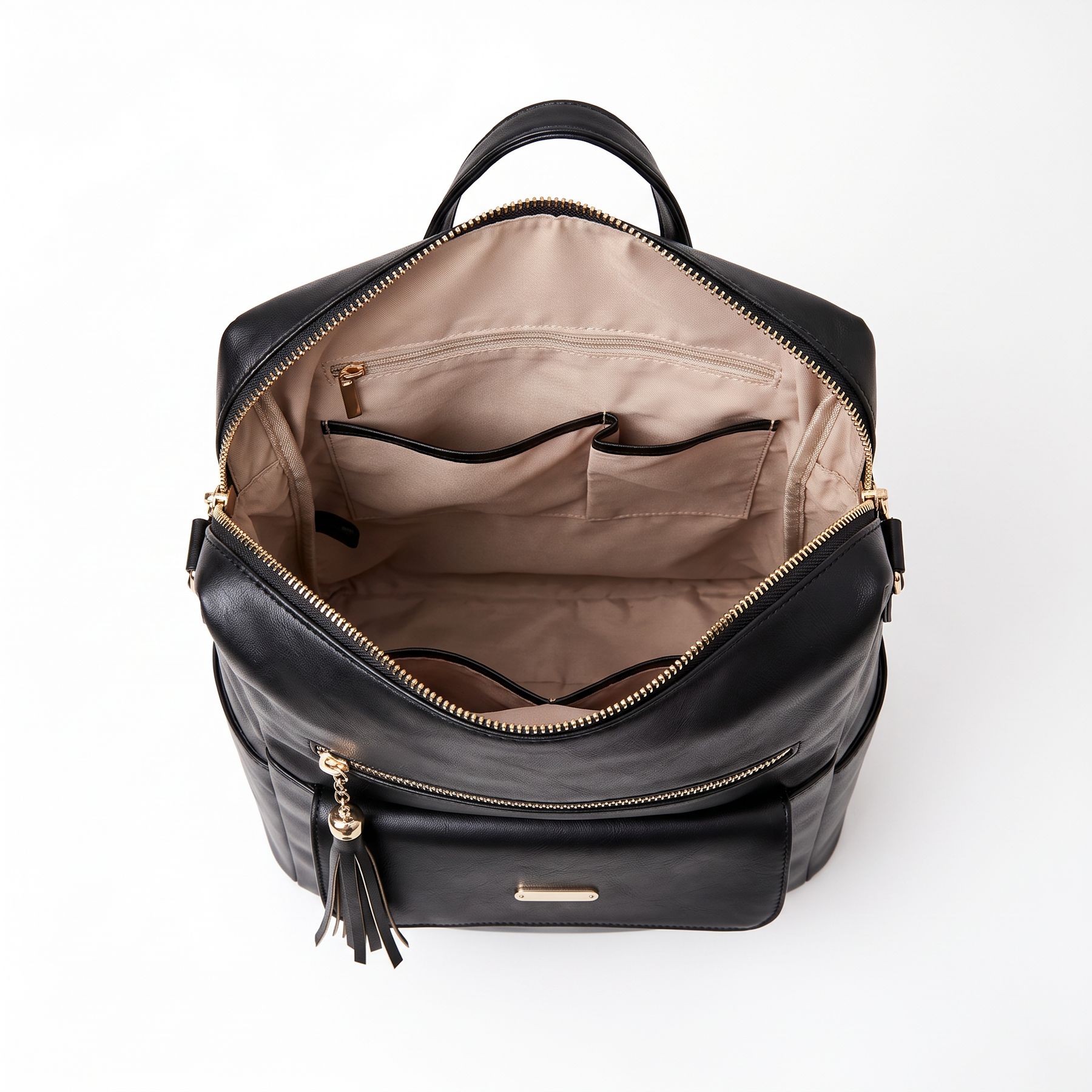 Women's Genuine Leather Backpack - Talia